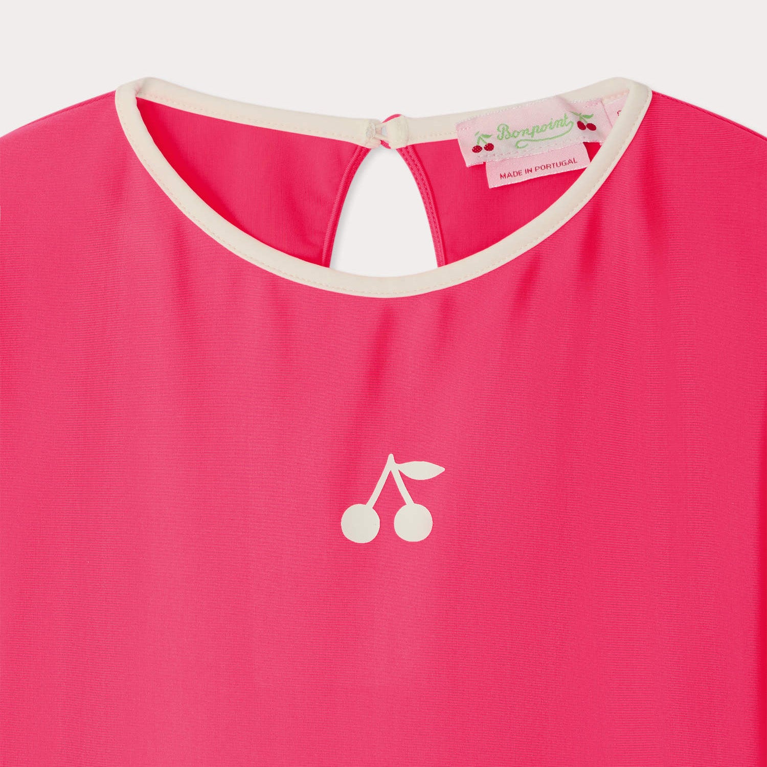 Girls Bright Pink Swim T-Shirt