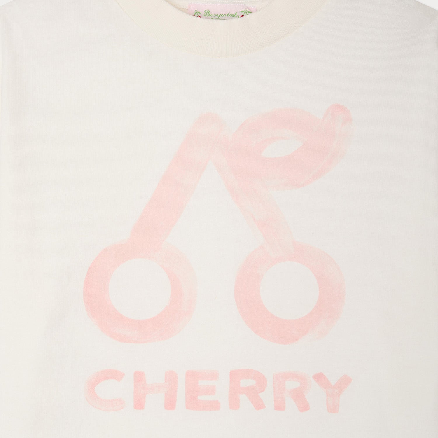 Girls White Logo Cotton T-Shirt