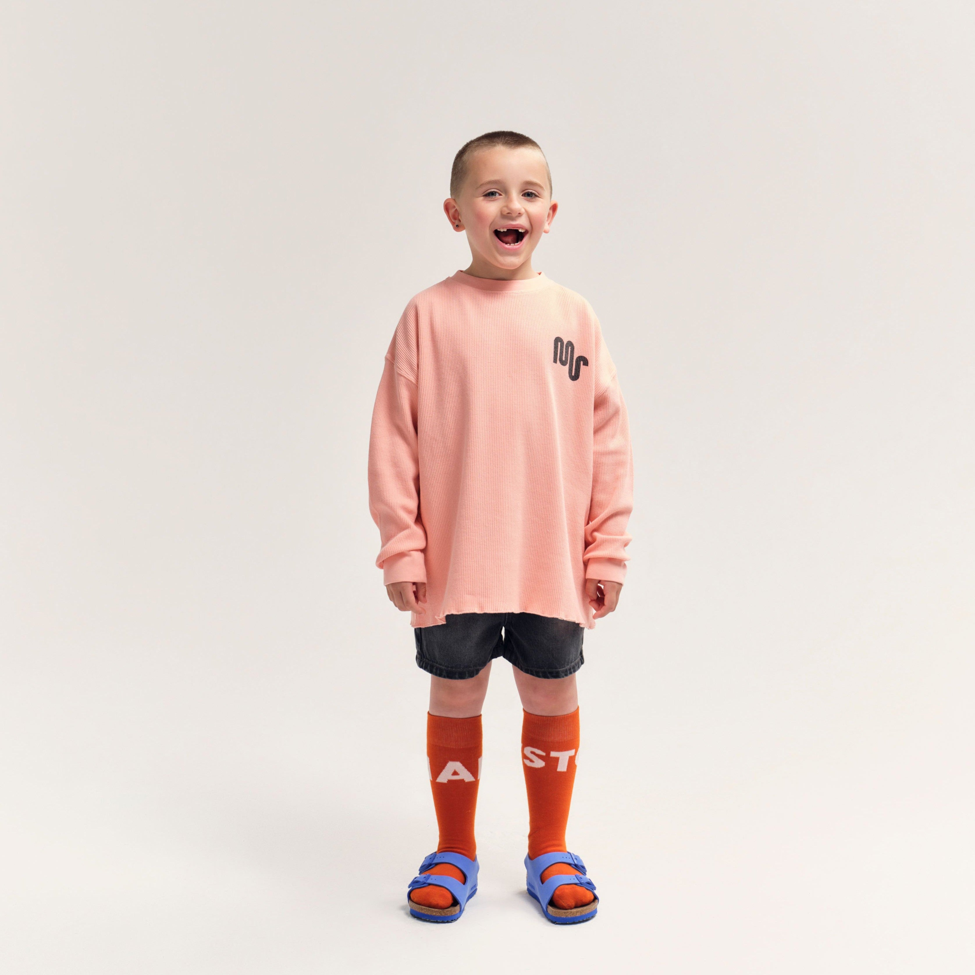 Boys & Girls Pink Cotton T-Shirt