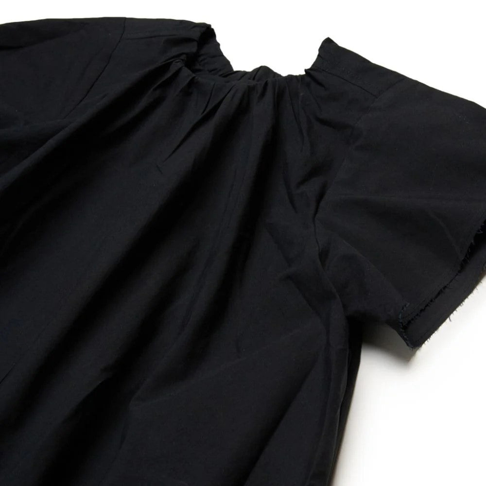 Girls Black Cotton Dress