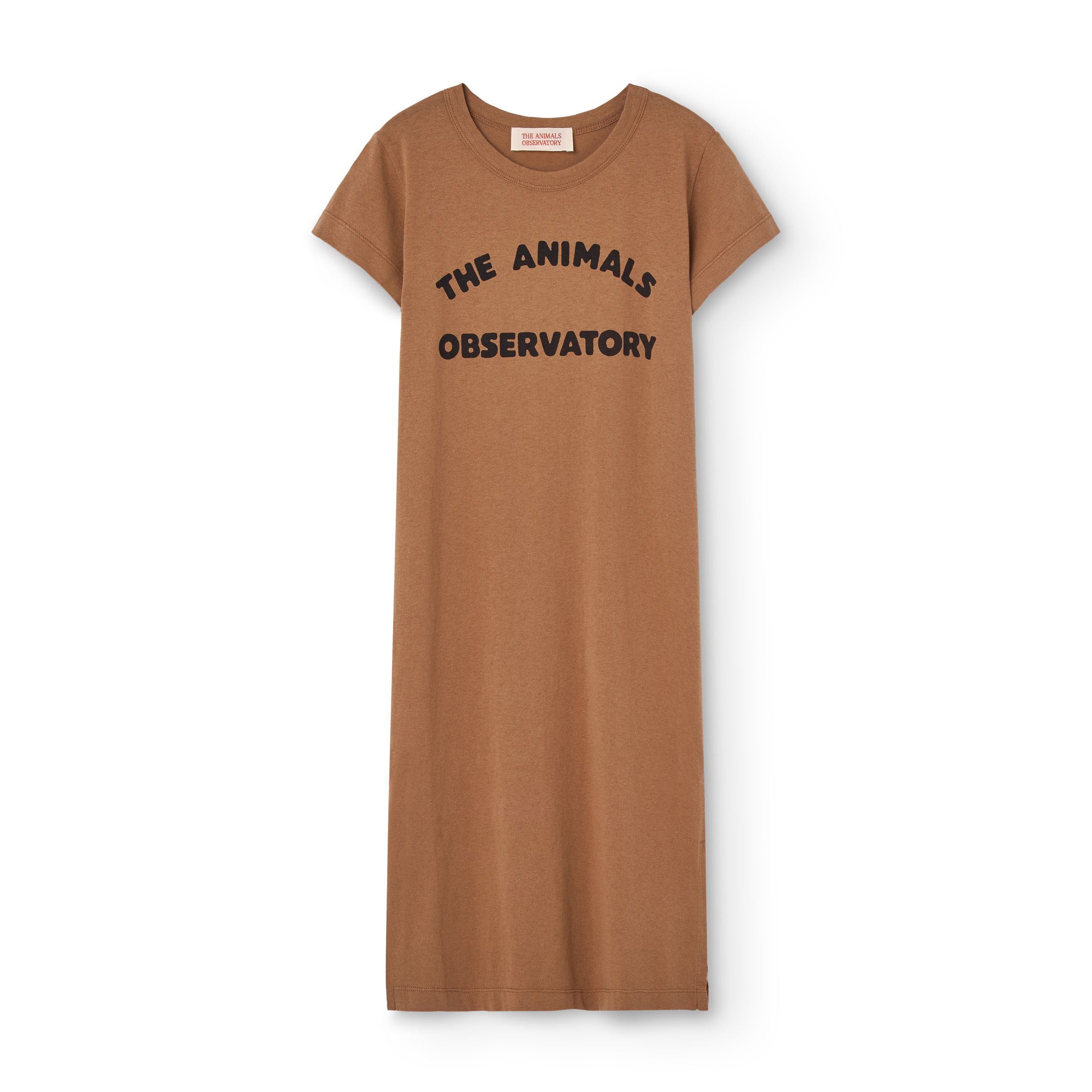 Girls Brown Logo Cotton Dress