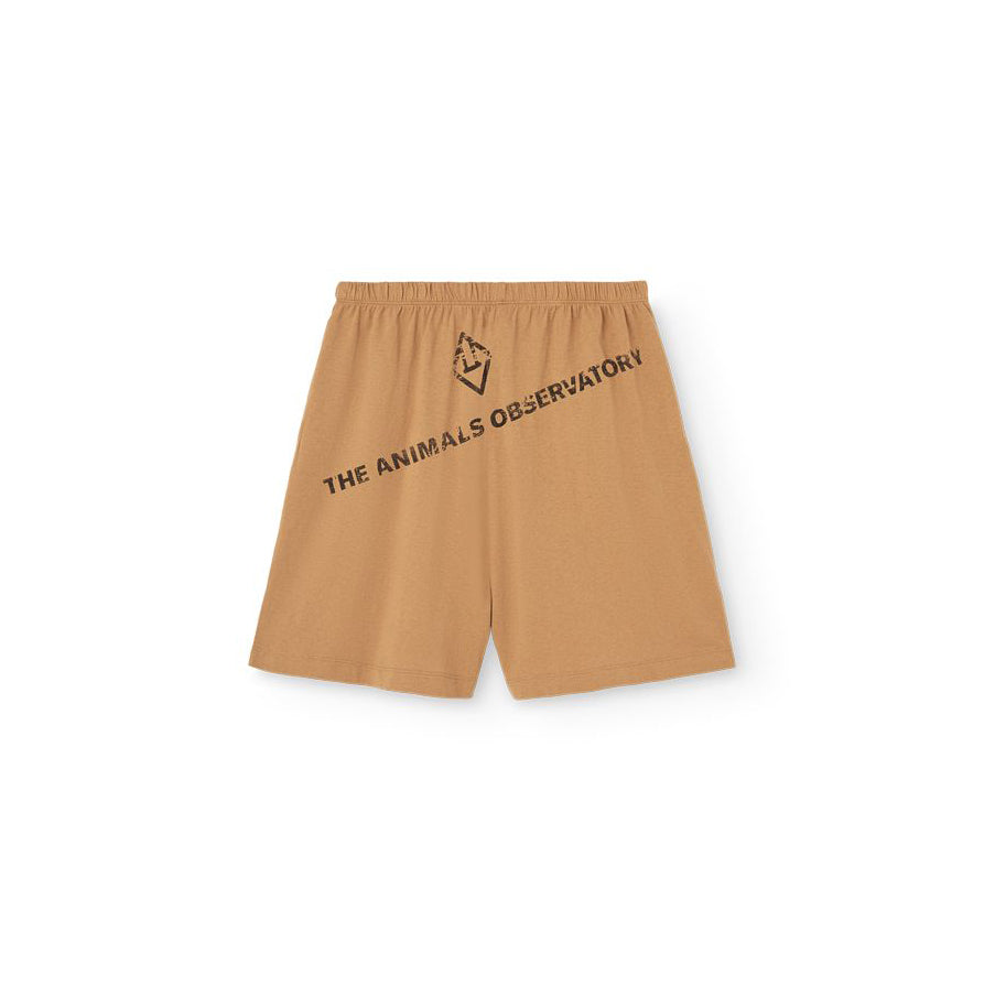 Boys & Girls Camel Cotton Shorts