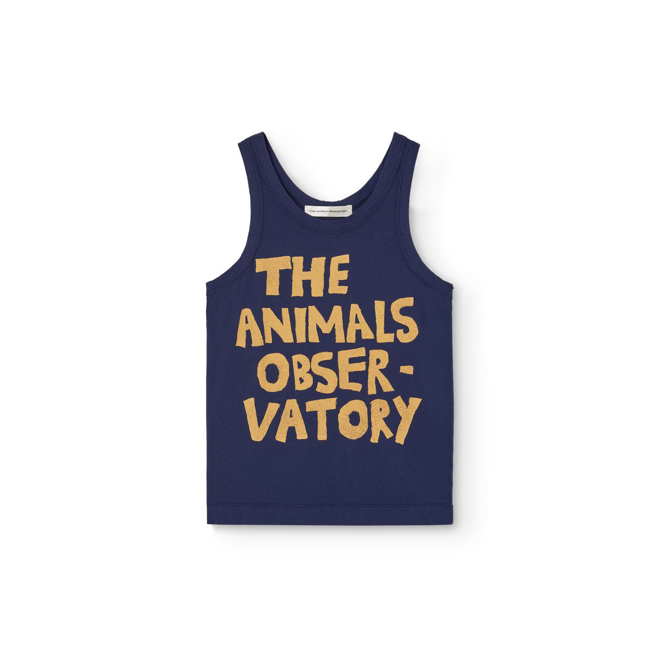 Boys & Girls Dark Blue Logo Cotton Vest