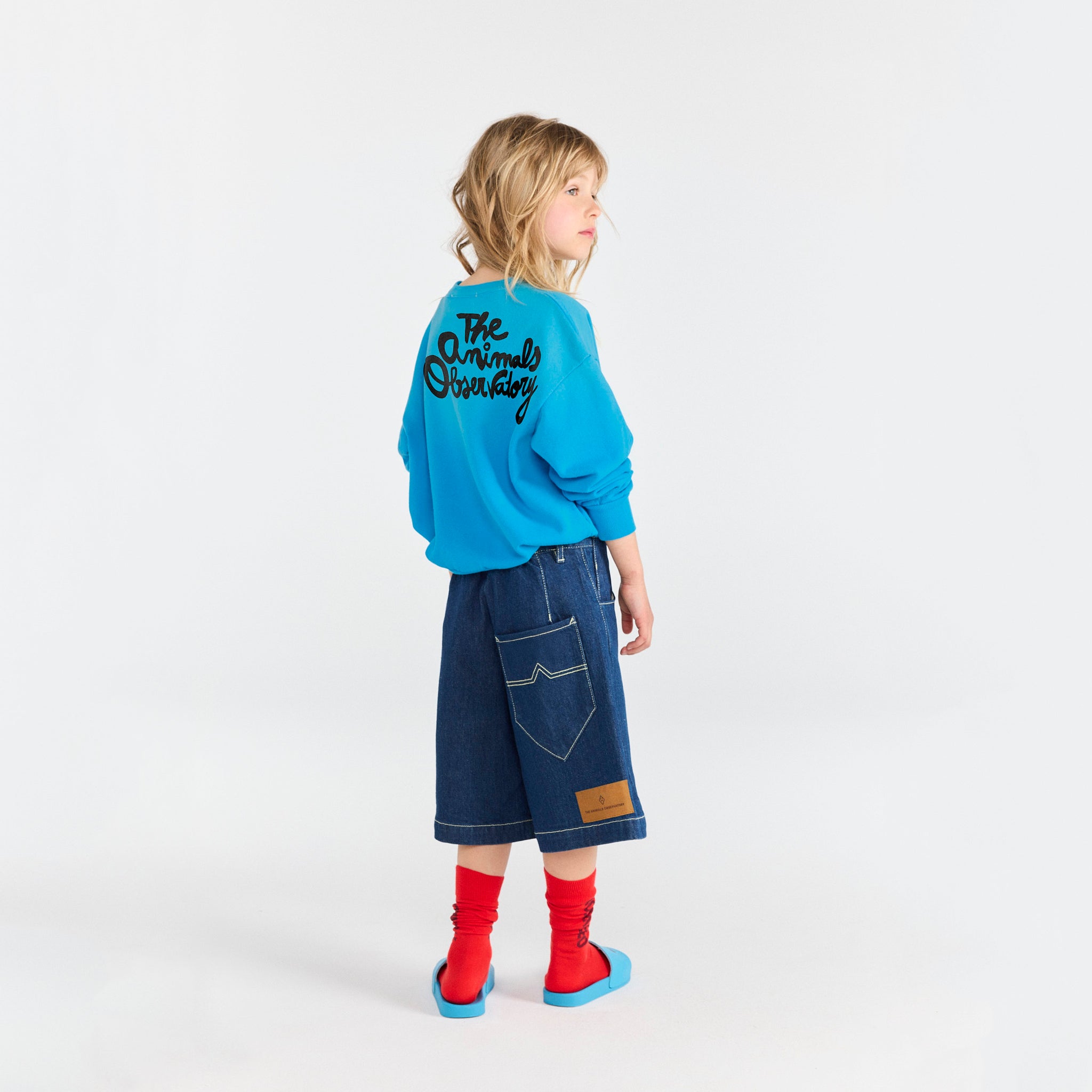 Boys & Girls Blue Cotton Sweatshirt