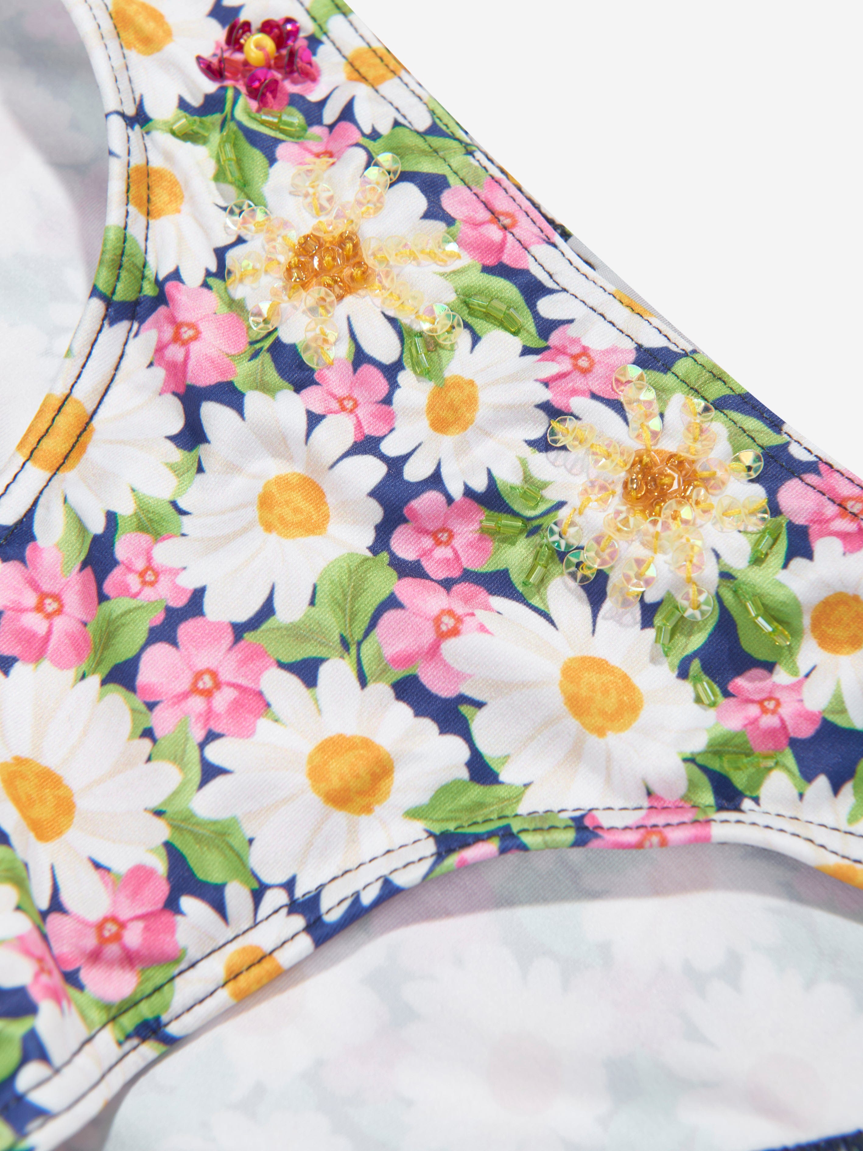Selini Action Girls Daisy Bikini in Multicolour