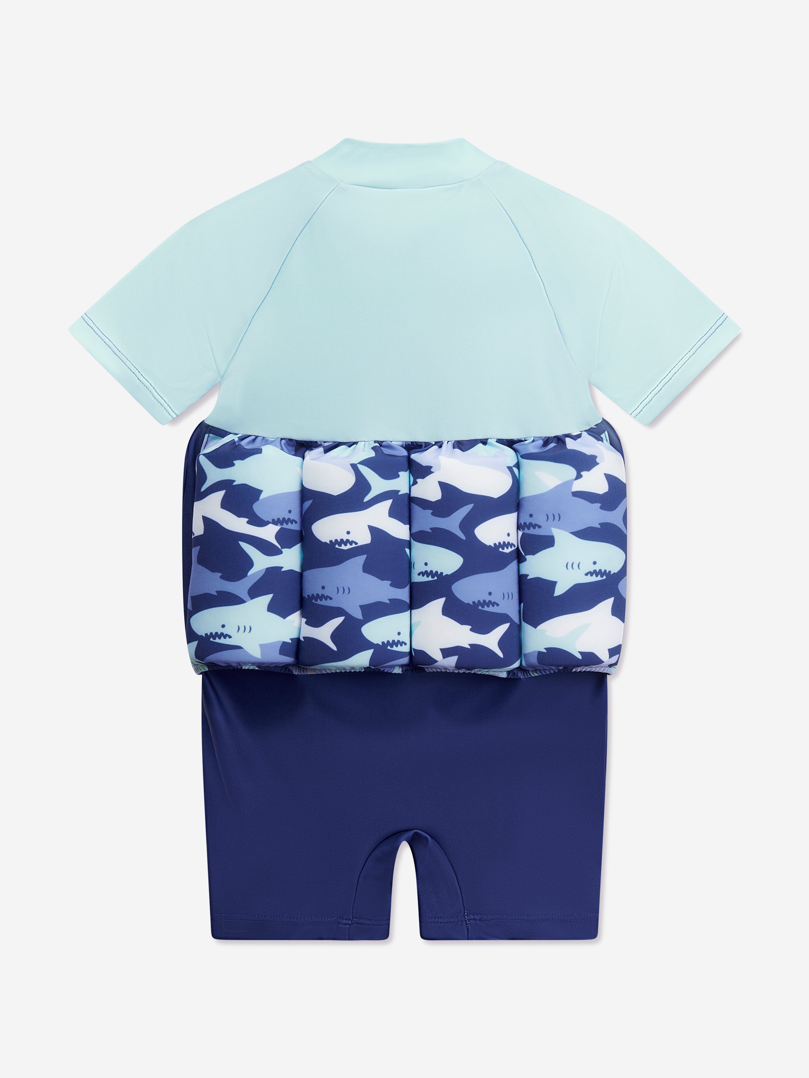 Soli Swim Baby Boys Float Suit (UPF50+) in Blue