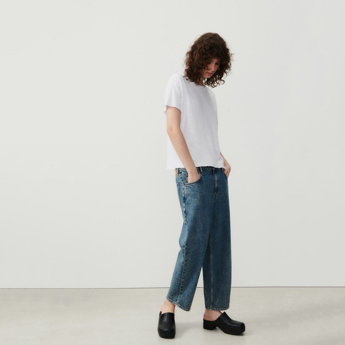 Women White Cotton T-Shirt