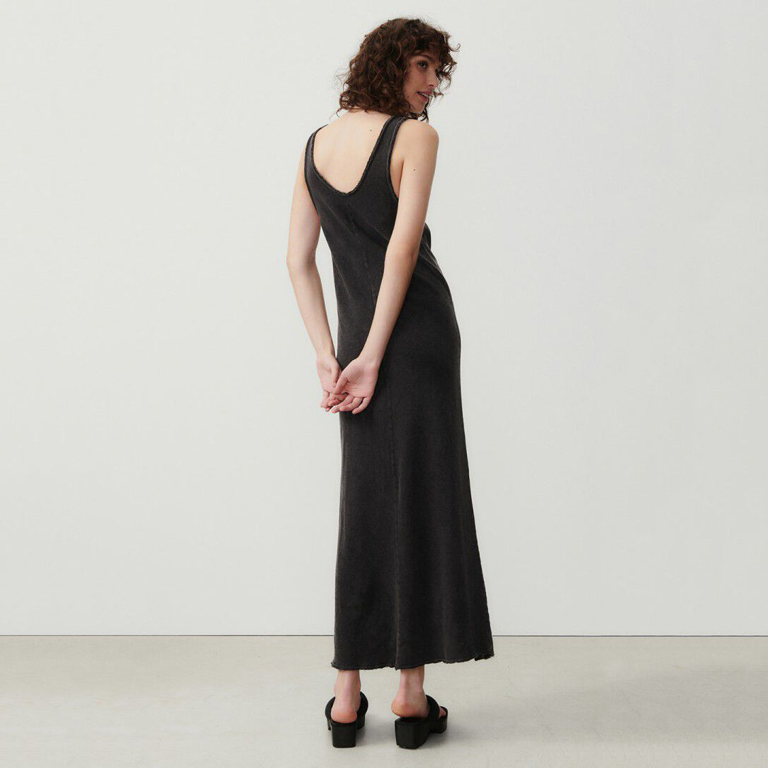 Women Black Cotton Dress