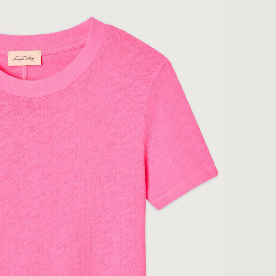 Women Pink Cotton T-Shirt