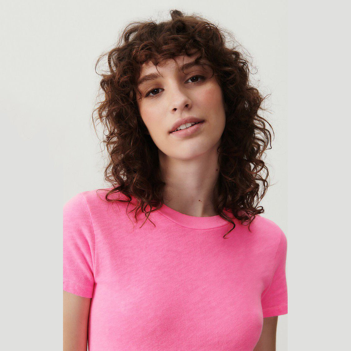 Women Pink Cotton T-Shirt
