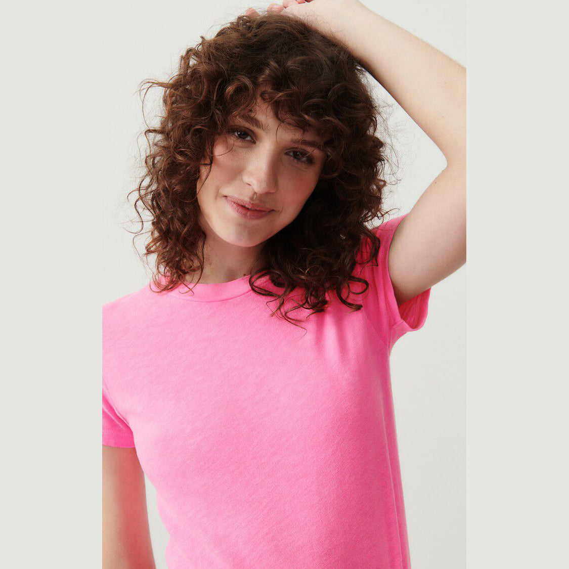 Women Pink Cotton T-Shirt