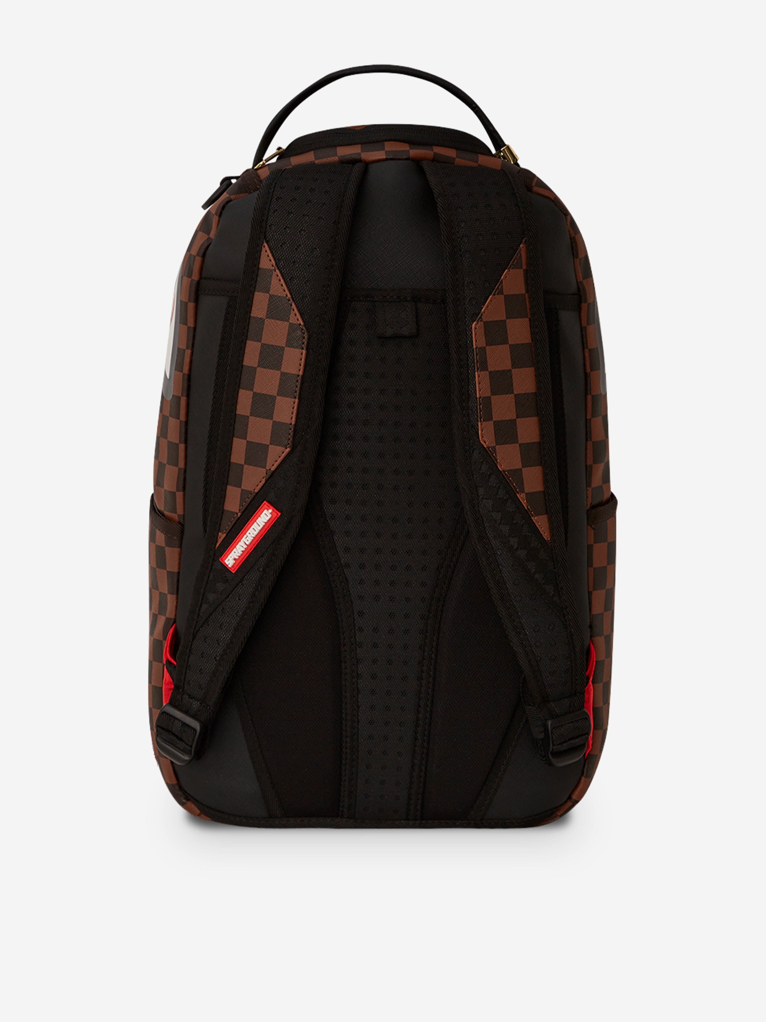 Sprayground Kids Sharks in Paris Lenticular Chomp Backpack in Brown (46cm)