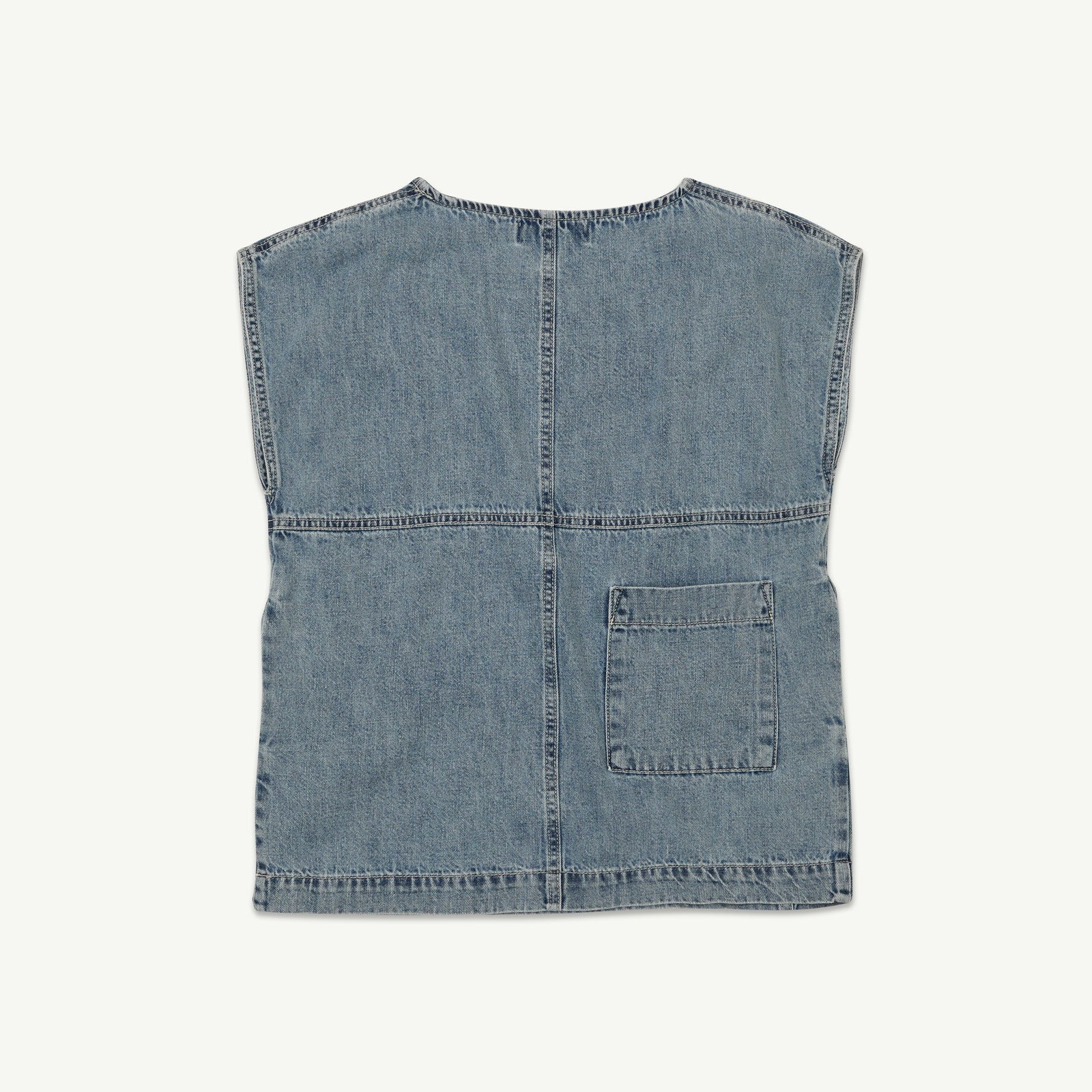 Girls Blue Denim Tank Dress