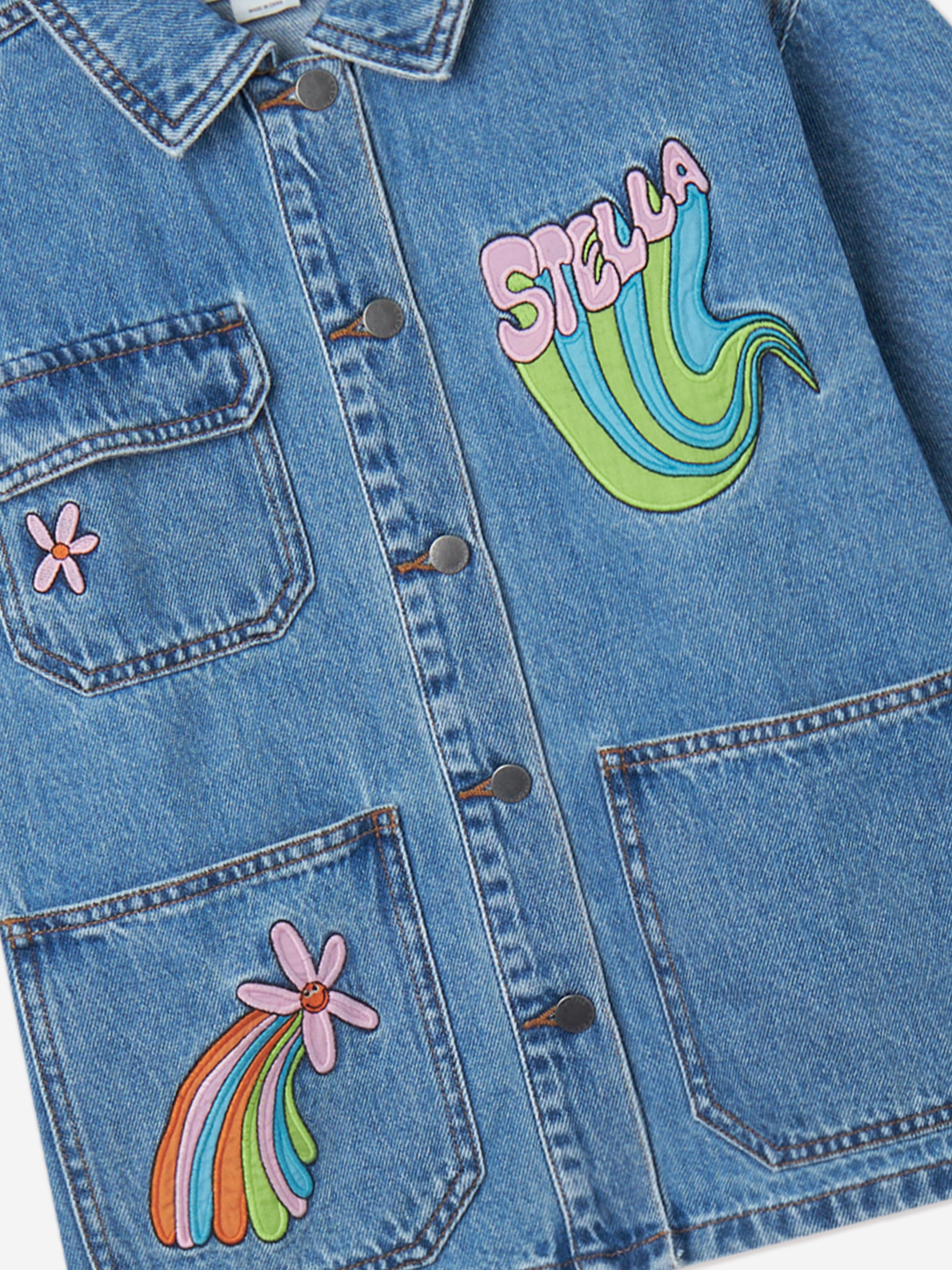 Stella McCartney Girls Denim Jacket in Blue