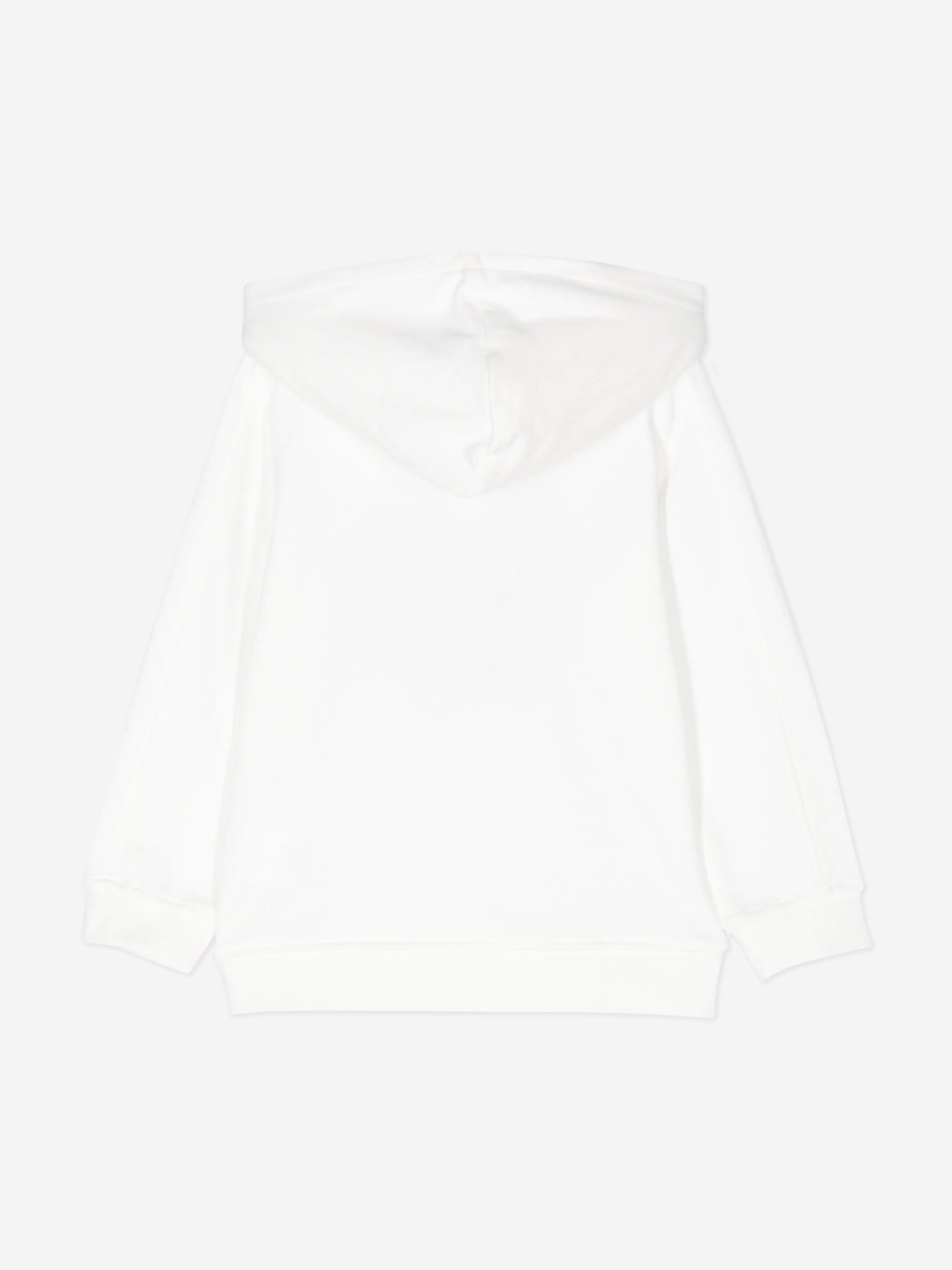 Stella McCartney Girls Heart Logo Hoodie in Ivory