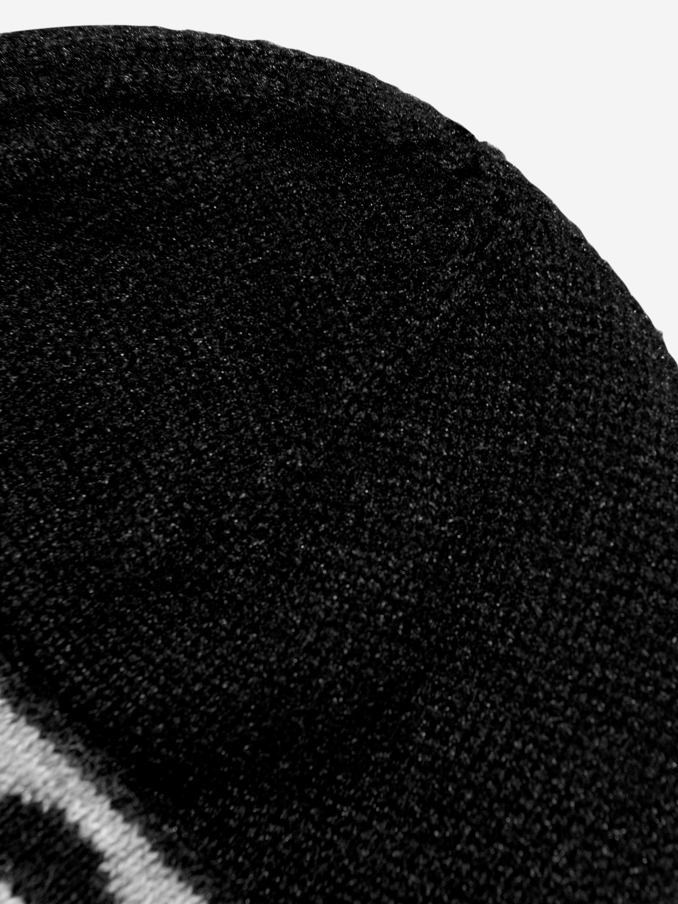 Stella McCartney Kids Logo Beanie Hat in Black