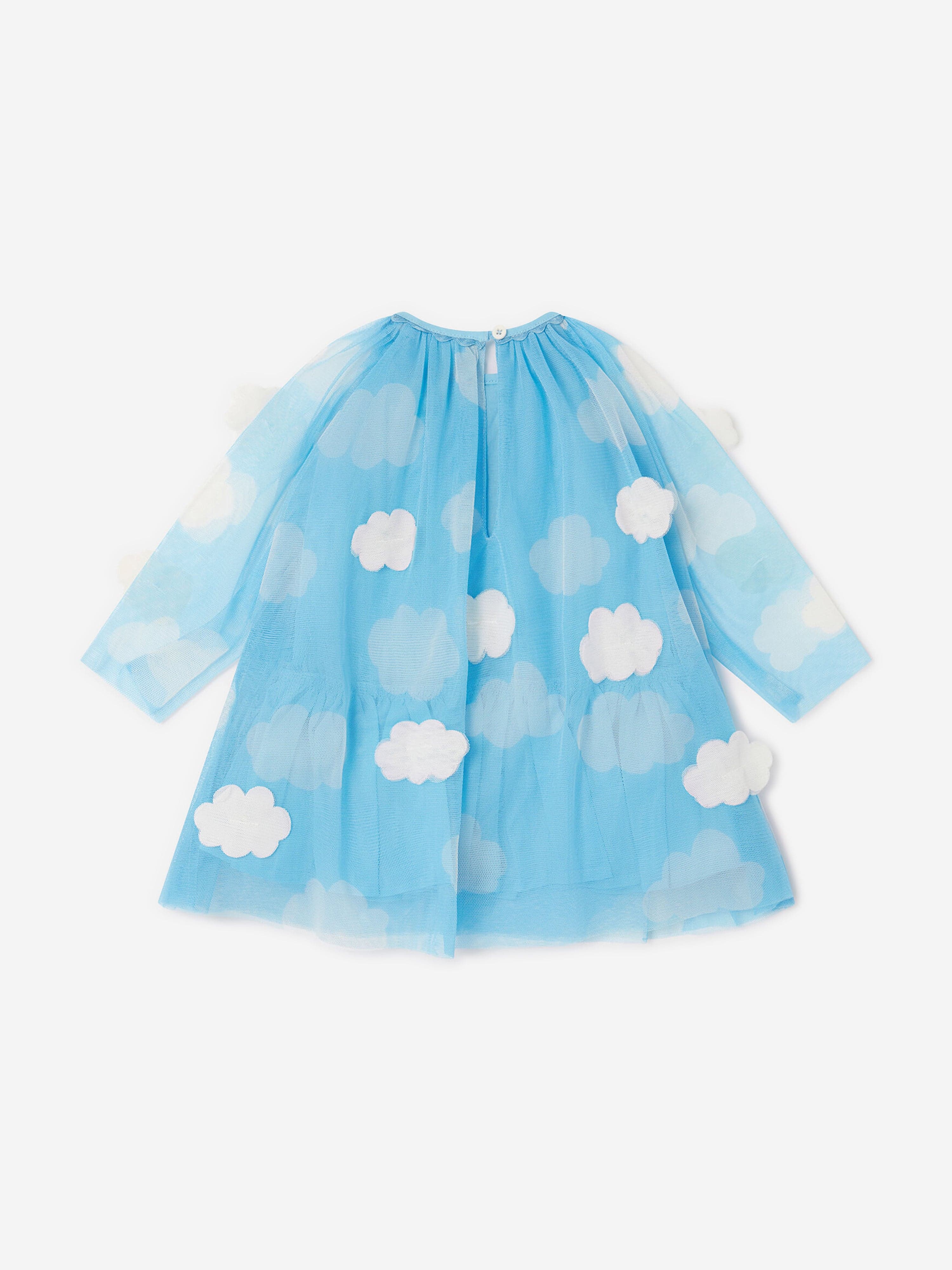 Stella McCartney Baby Girls Cloud Dress in Blue