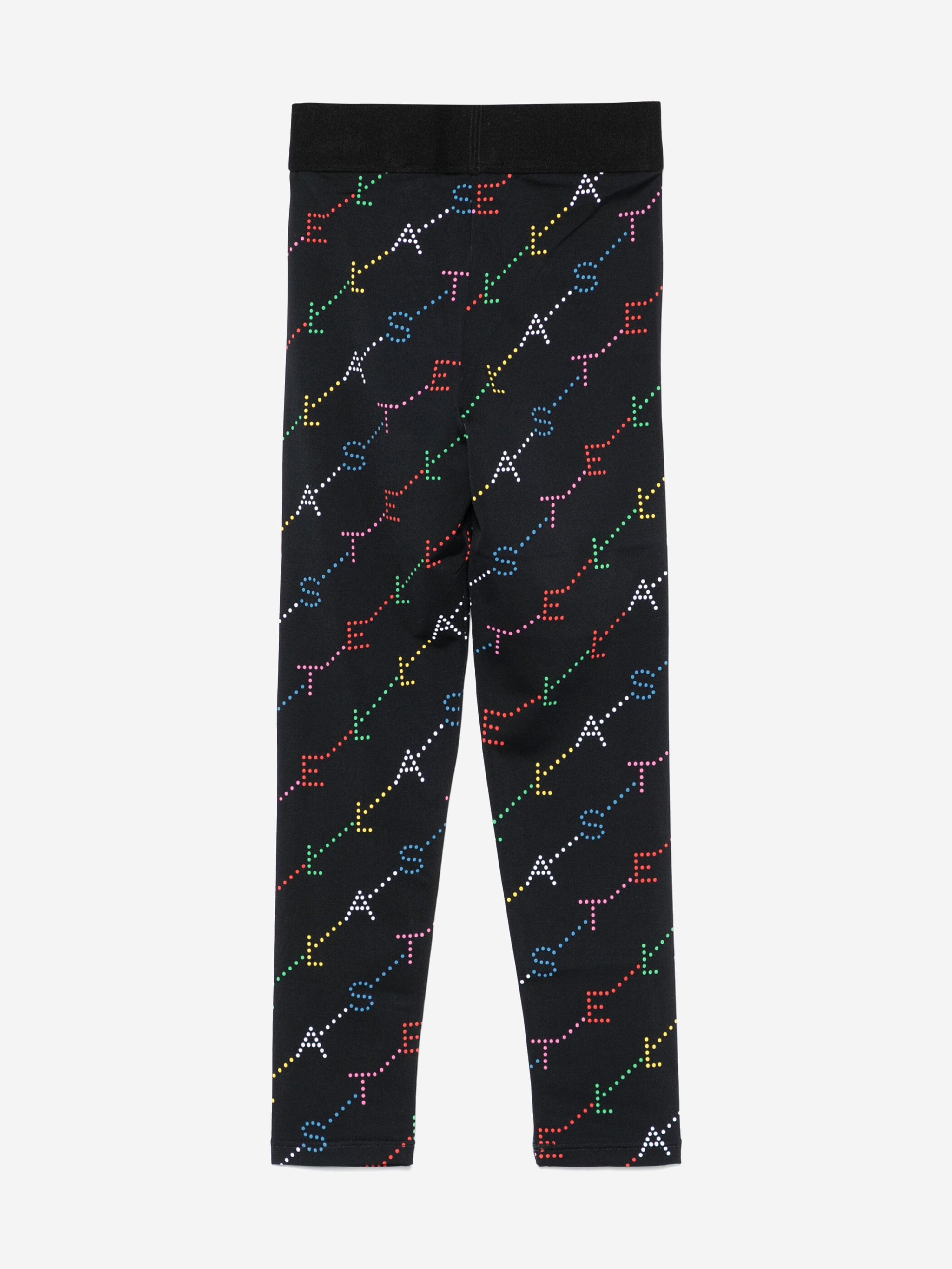 Stella McCartney Girls Logo Leggings in Black