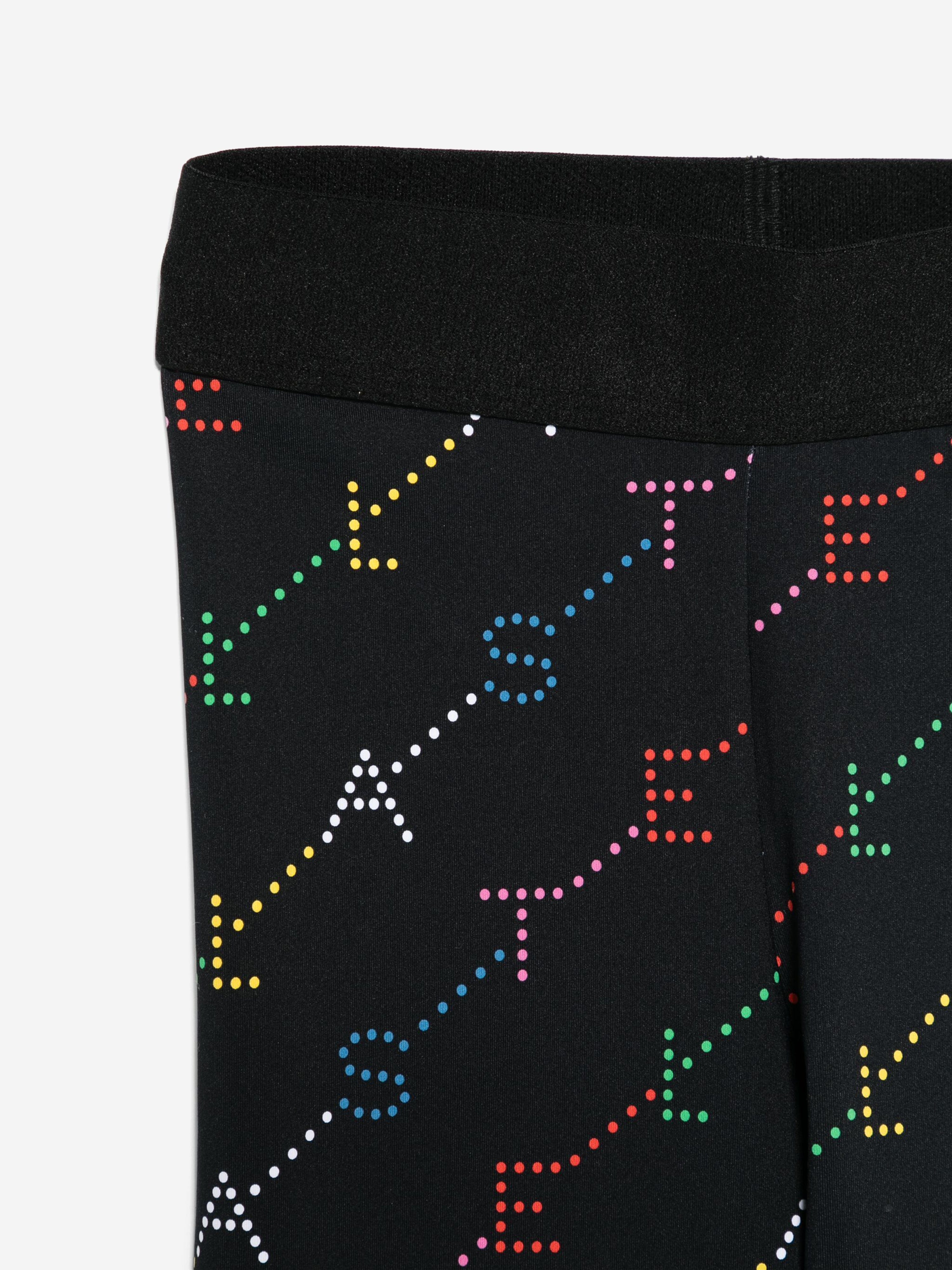 Stella McCartney Girls Logo Leggings in Black