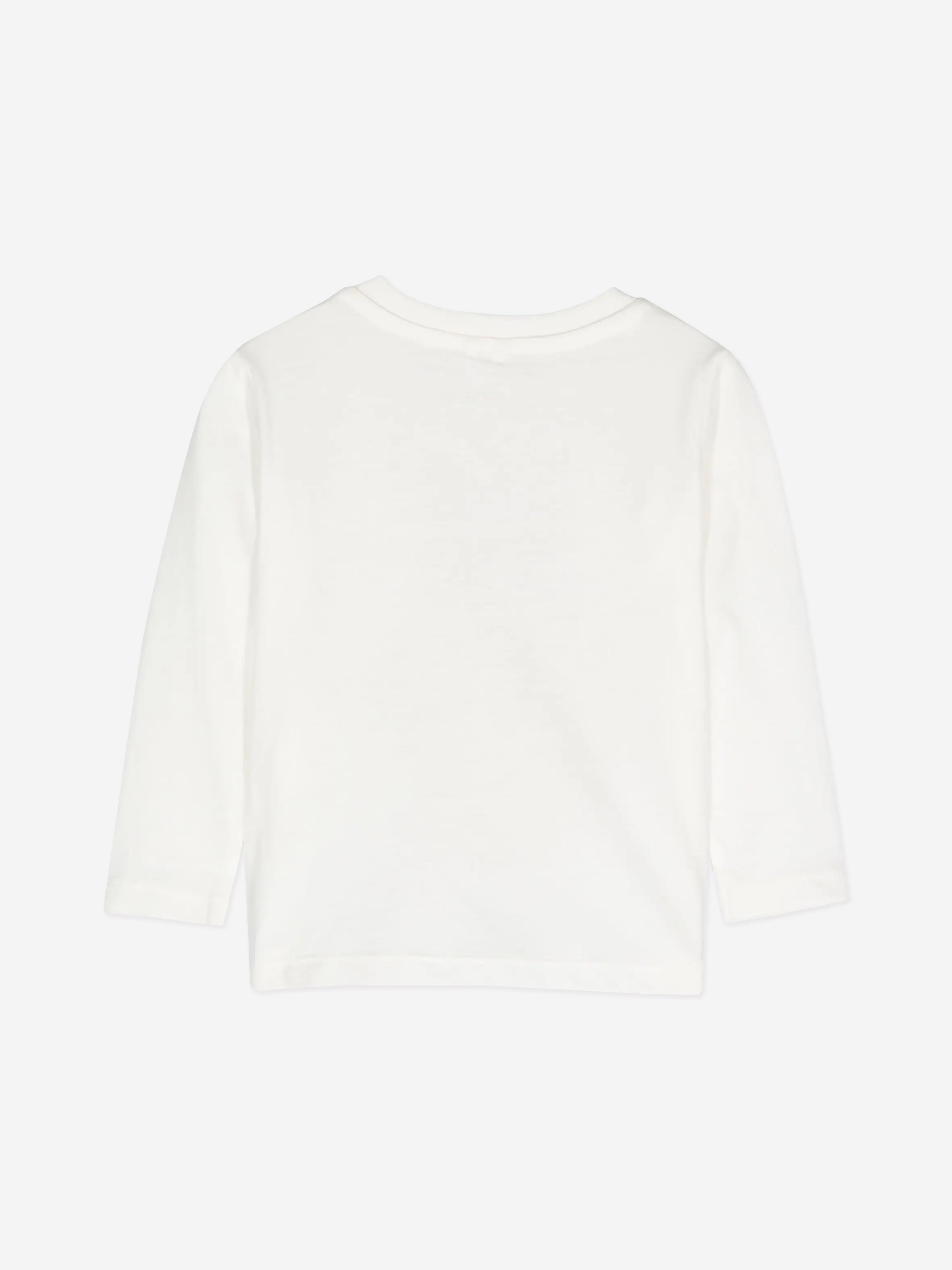Stella McCartney Baby Horse Logo T-Shirt in Ivory