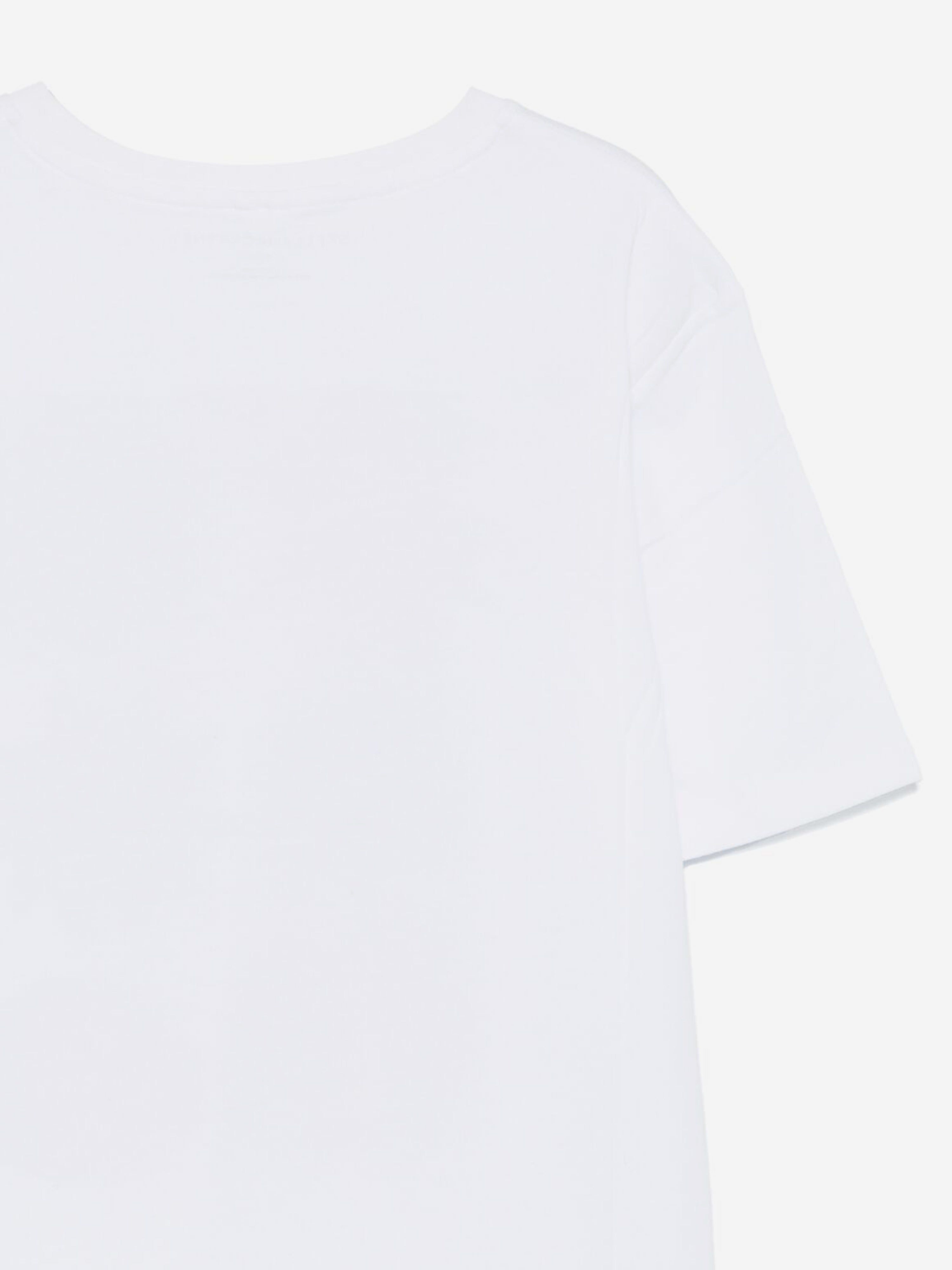 Stella McCartney Girls Logo Print T-Shirt in White