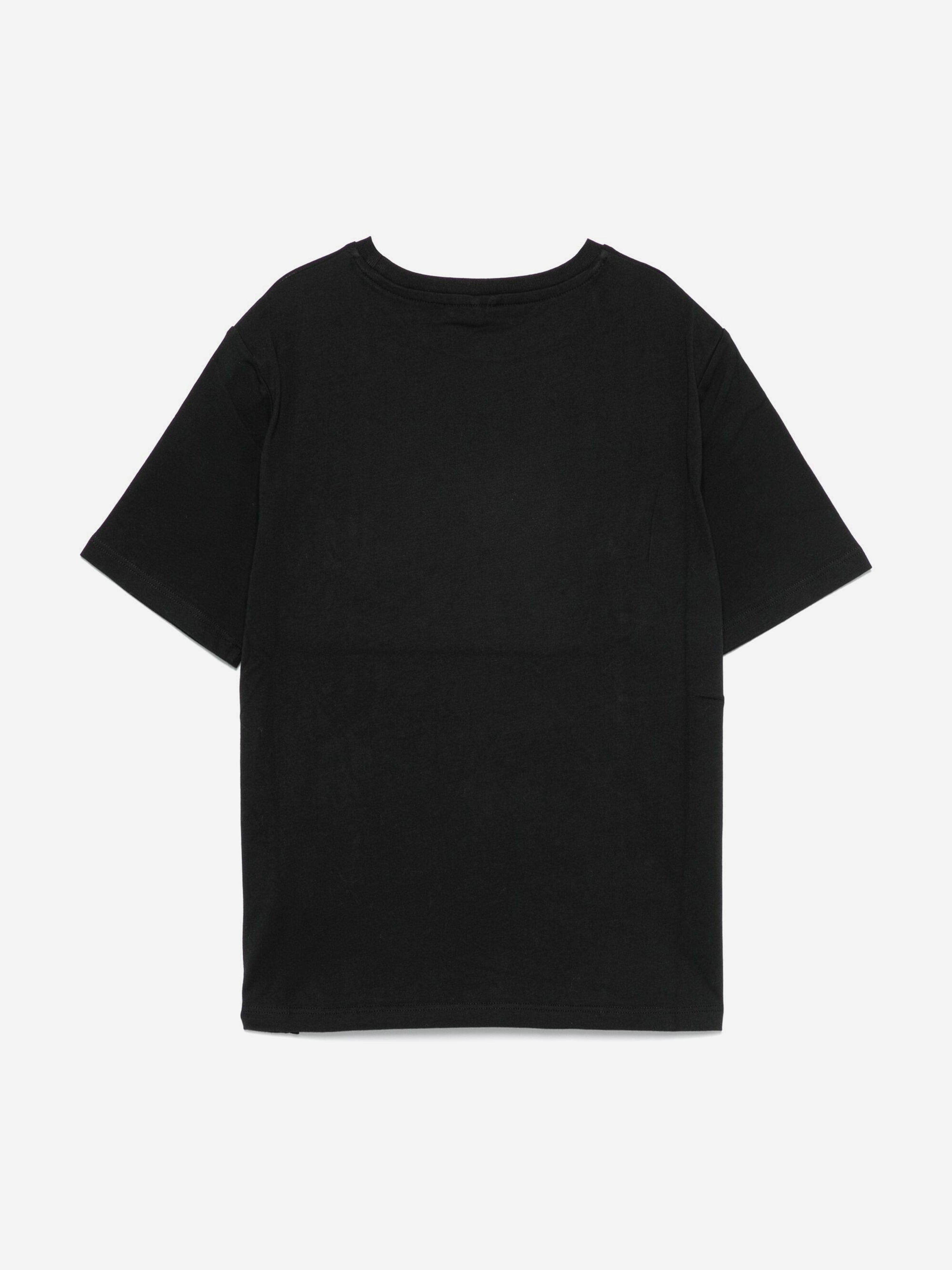 Stella McCartney Girls Logo Print T-Shirt in Black