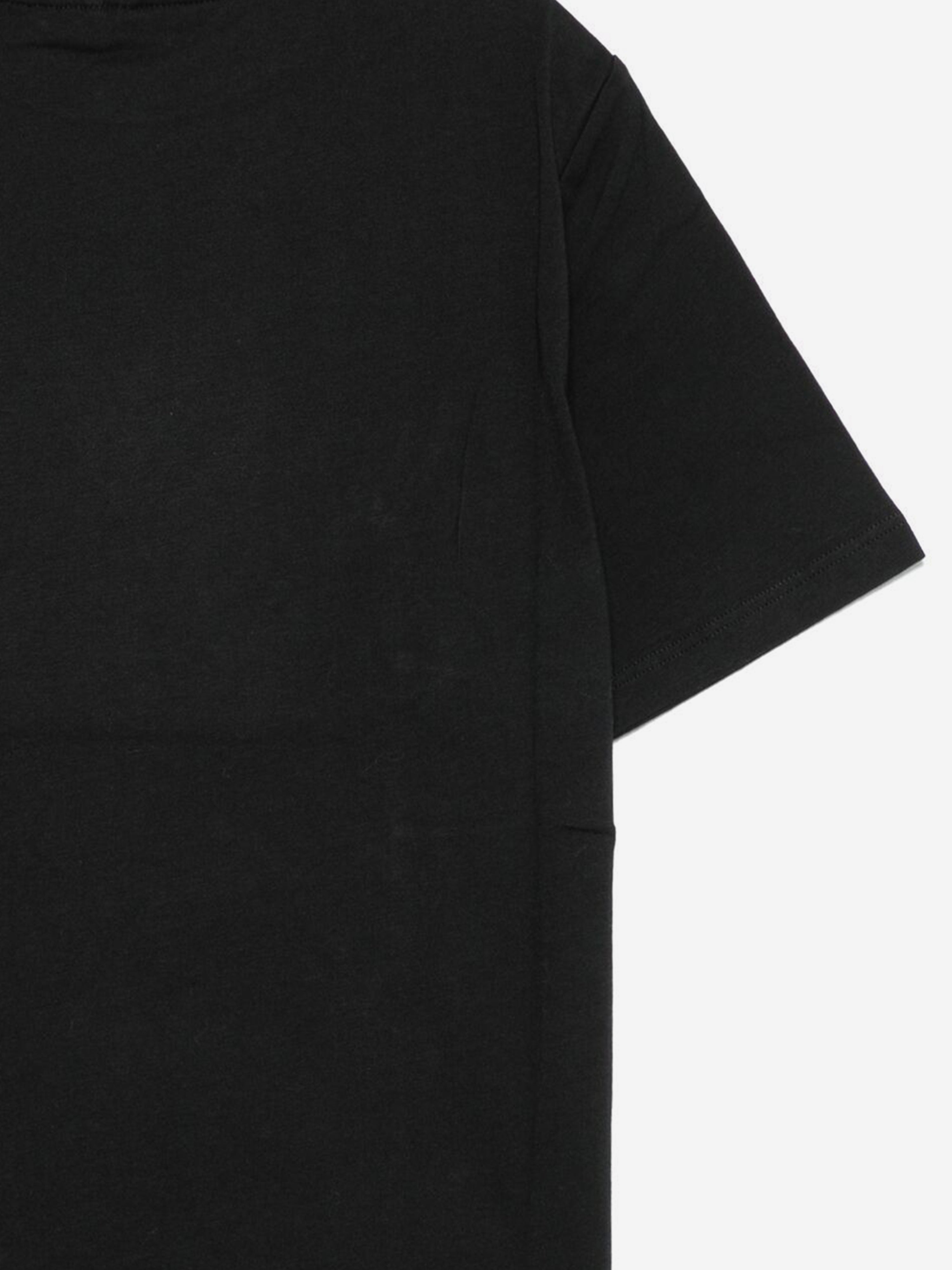 Stella McCartney Girls Logo Print T-Shirt in Black