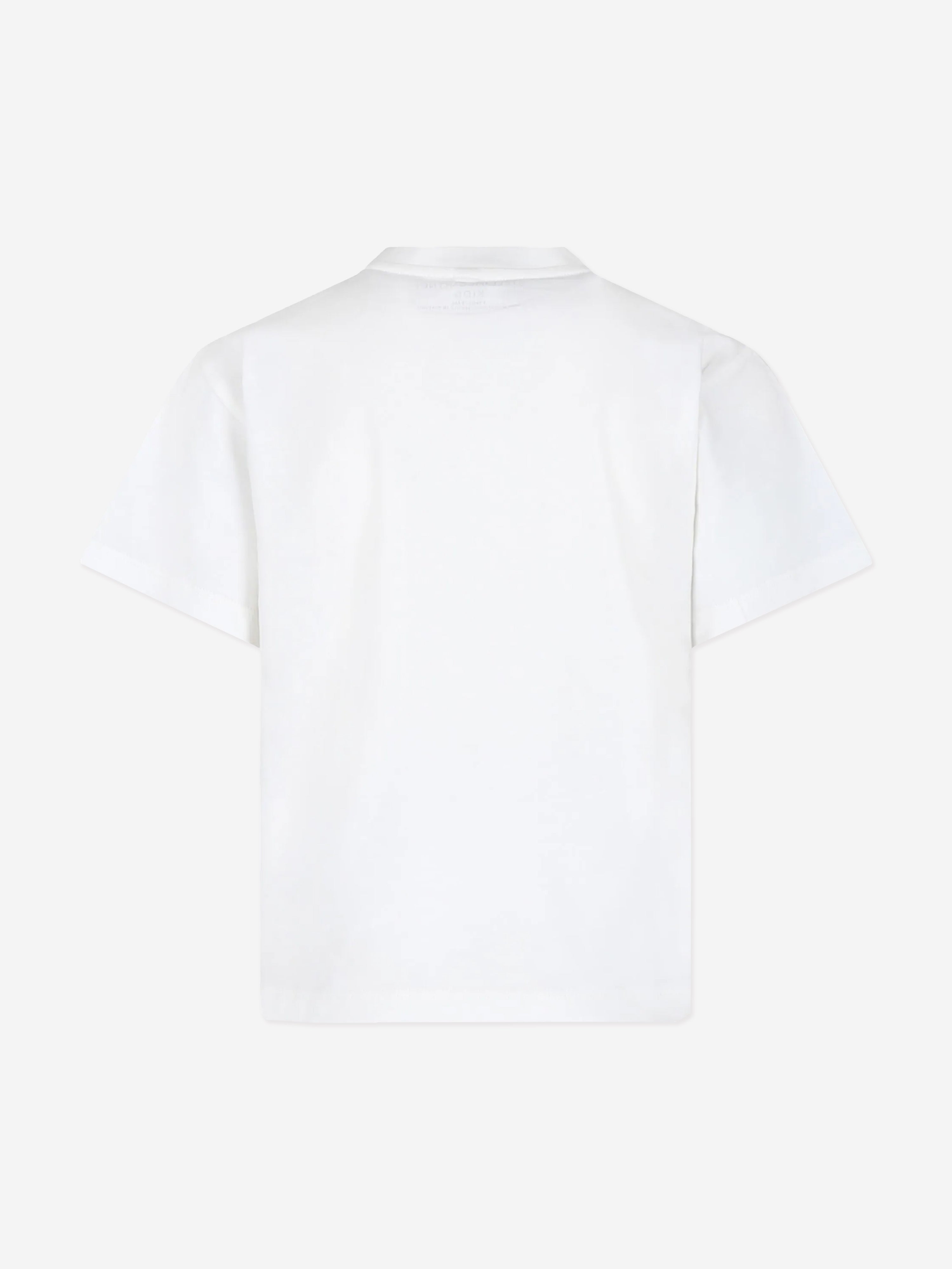 Stella McCartney Boys Circle Logo T-Shirt in Ivory