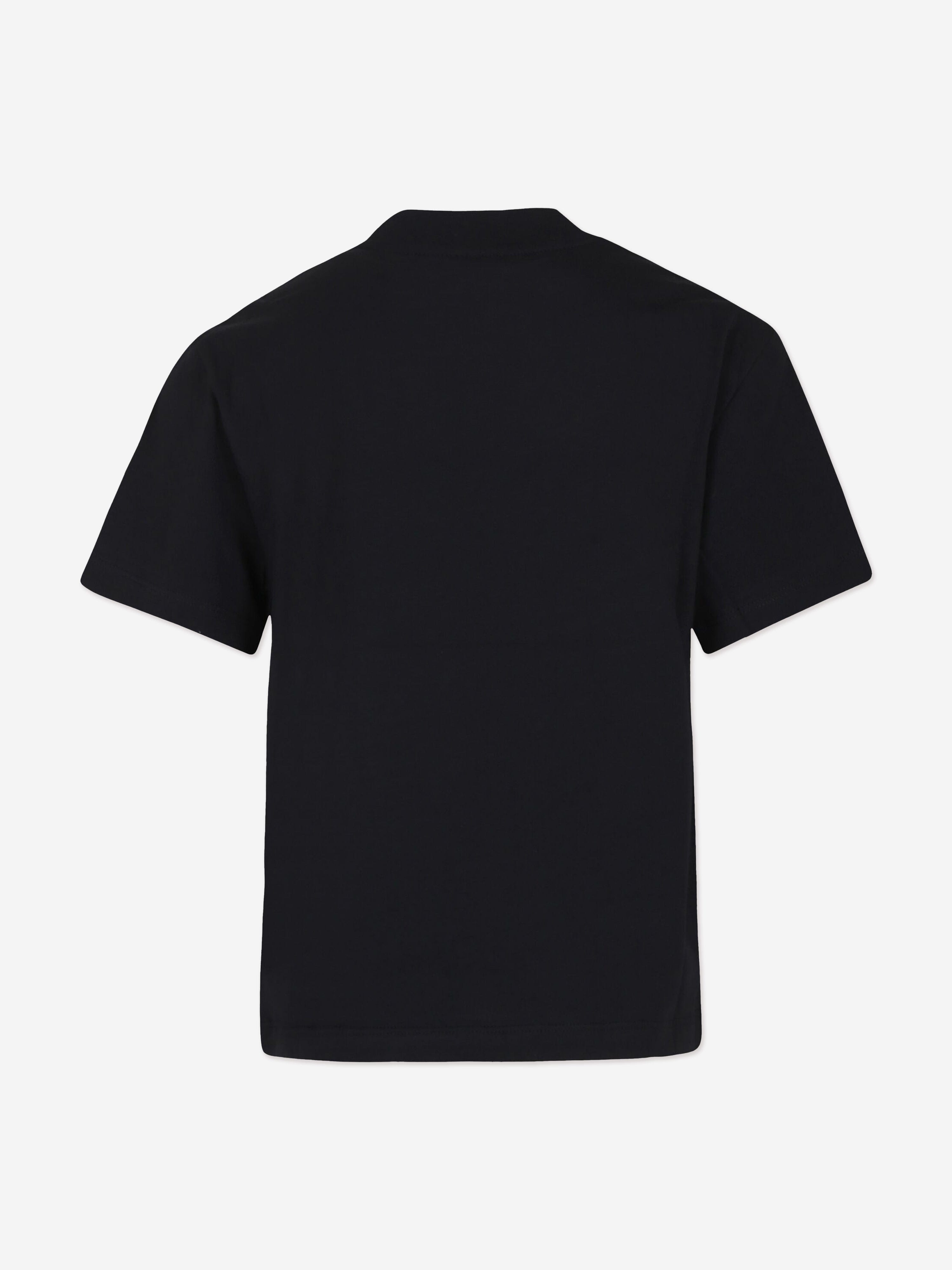 Stella McCartney Boys Circle Logo T-Shirt in Black