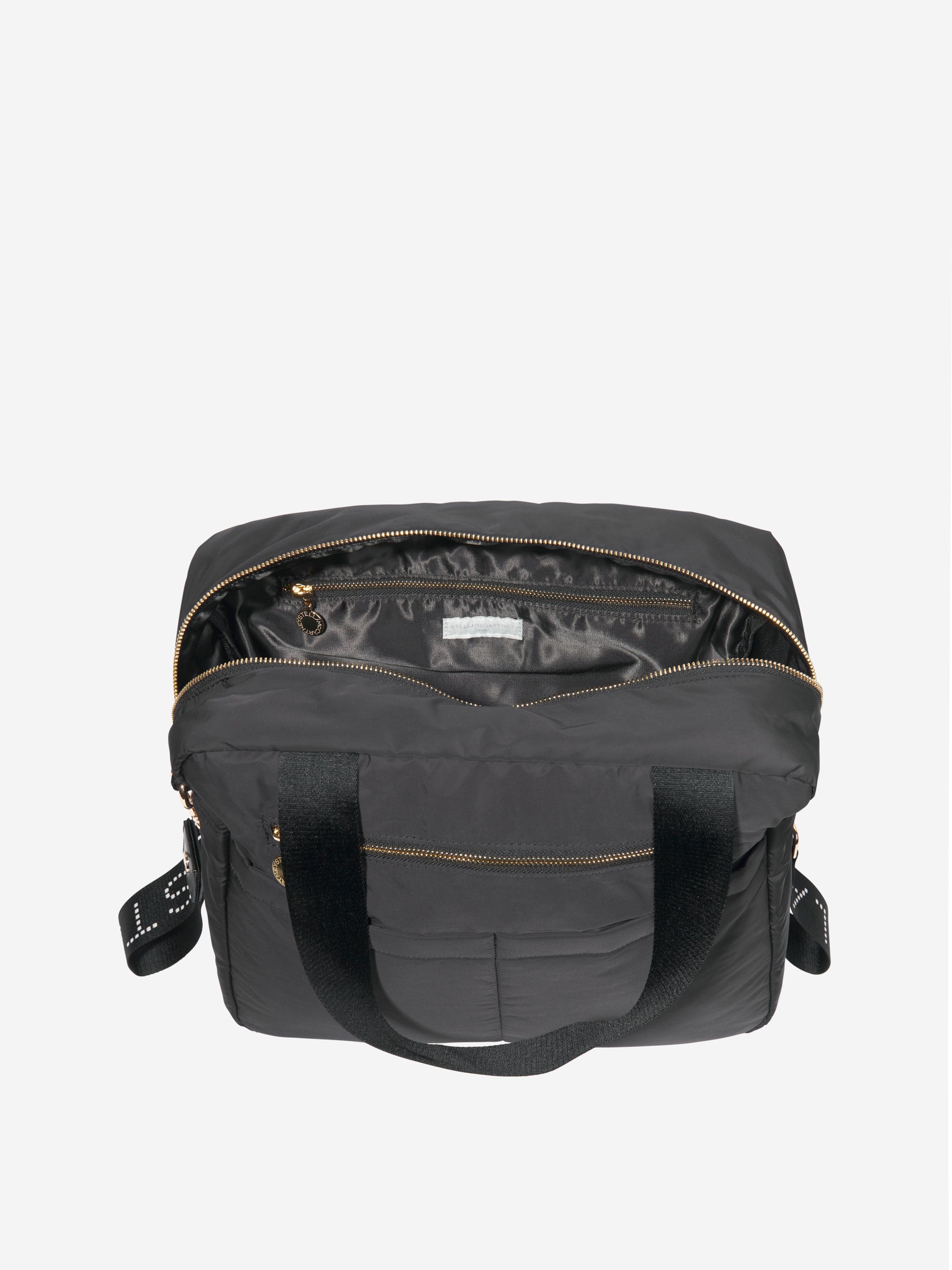 Stella McCartney Baby Logo Changing Bag in Black (36cm)