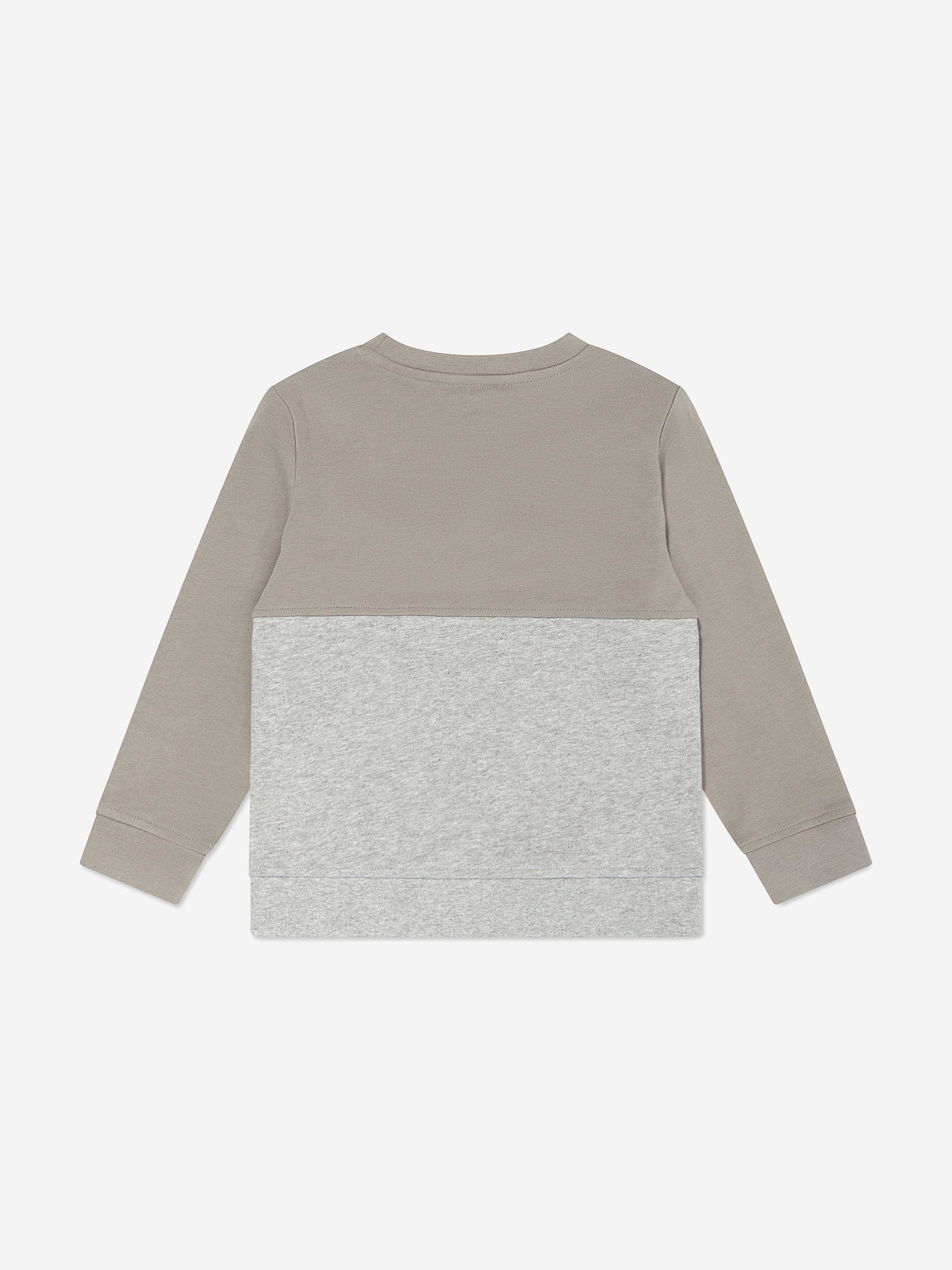 Stella McCartney Boys Shark Sweatshirt in Grey