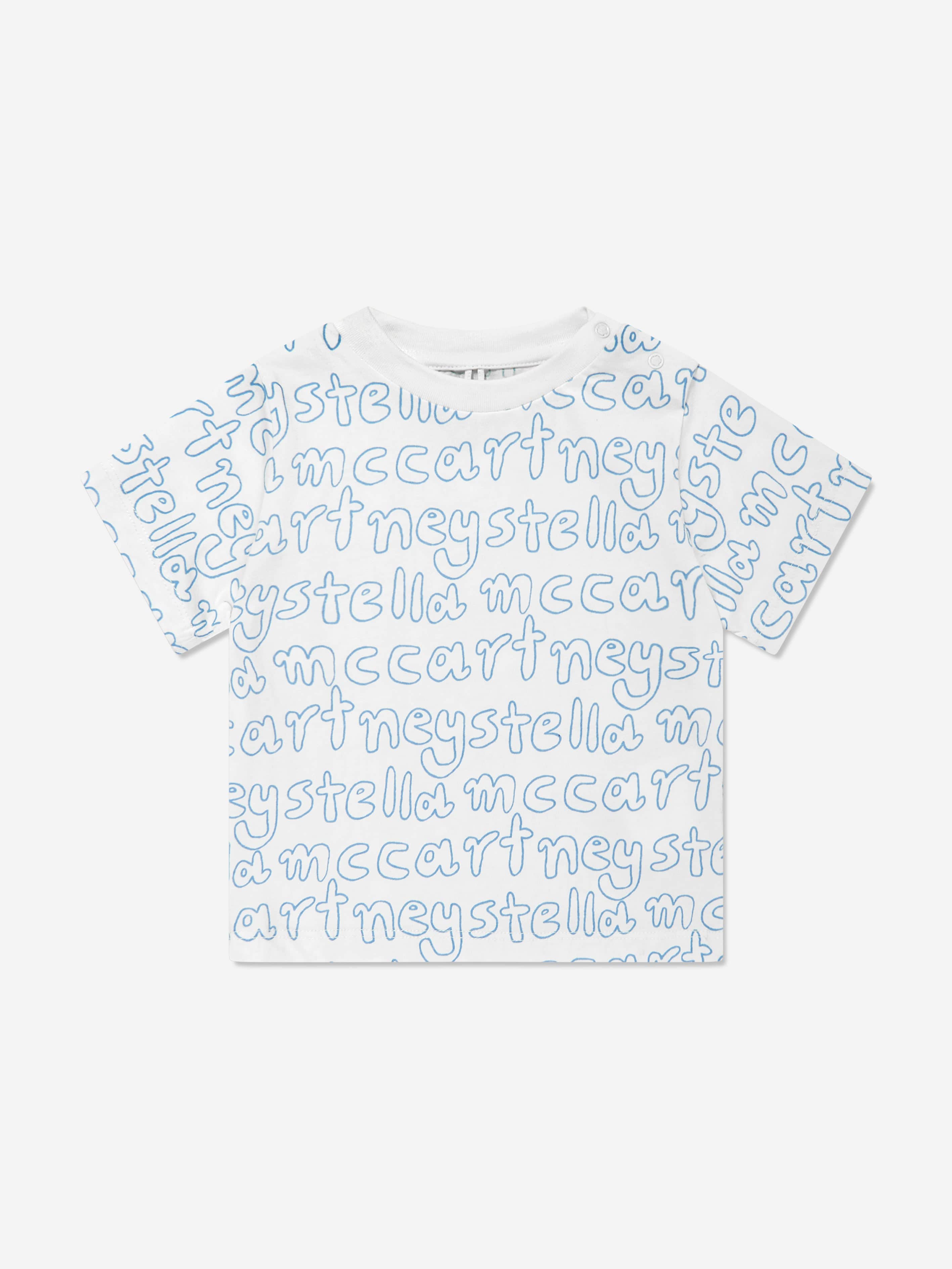 Baby Boys Logo T-Shirt in Ivory