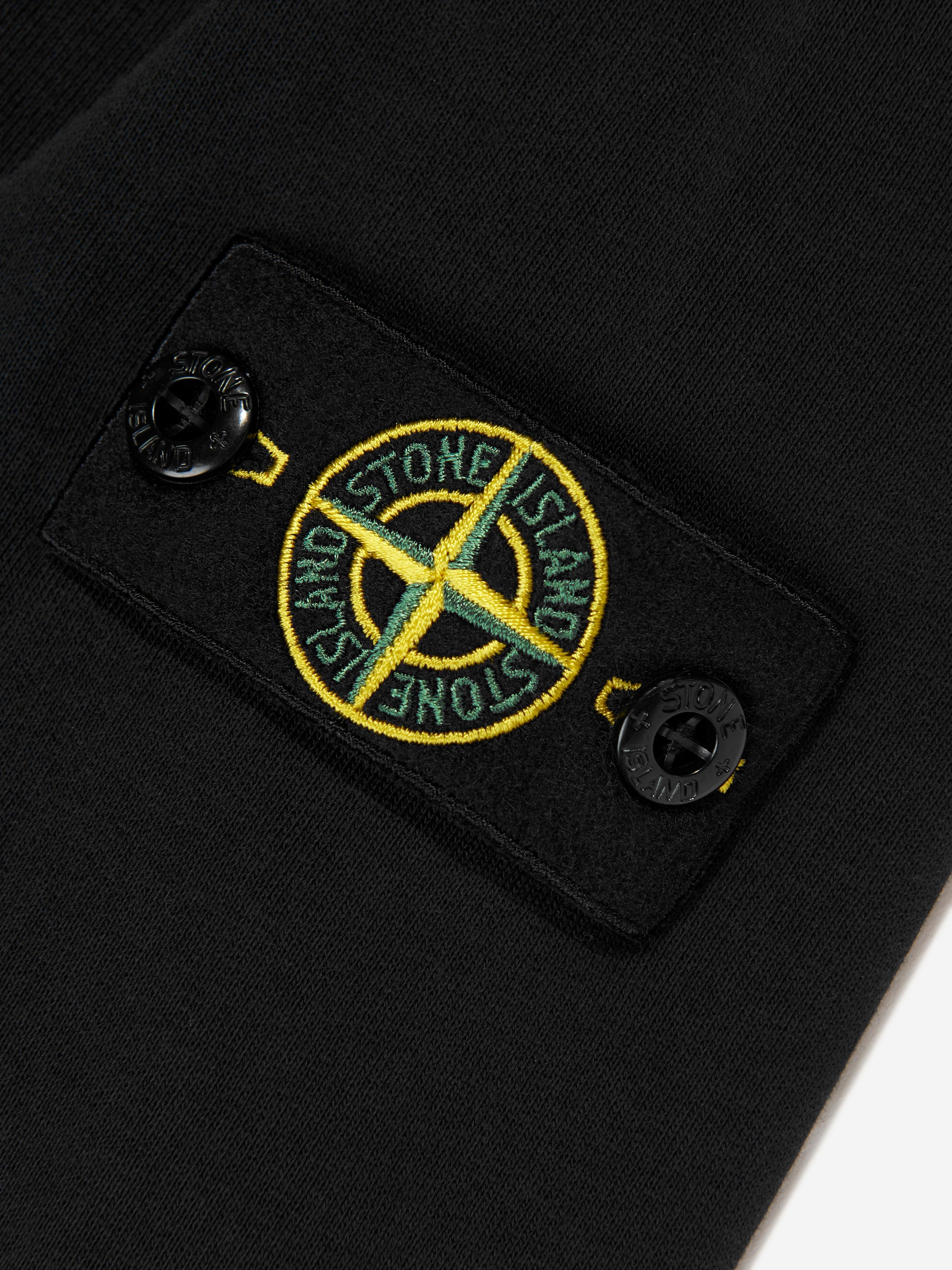 Boys Half Zip Sweatshirt in Black
