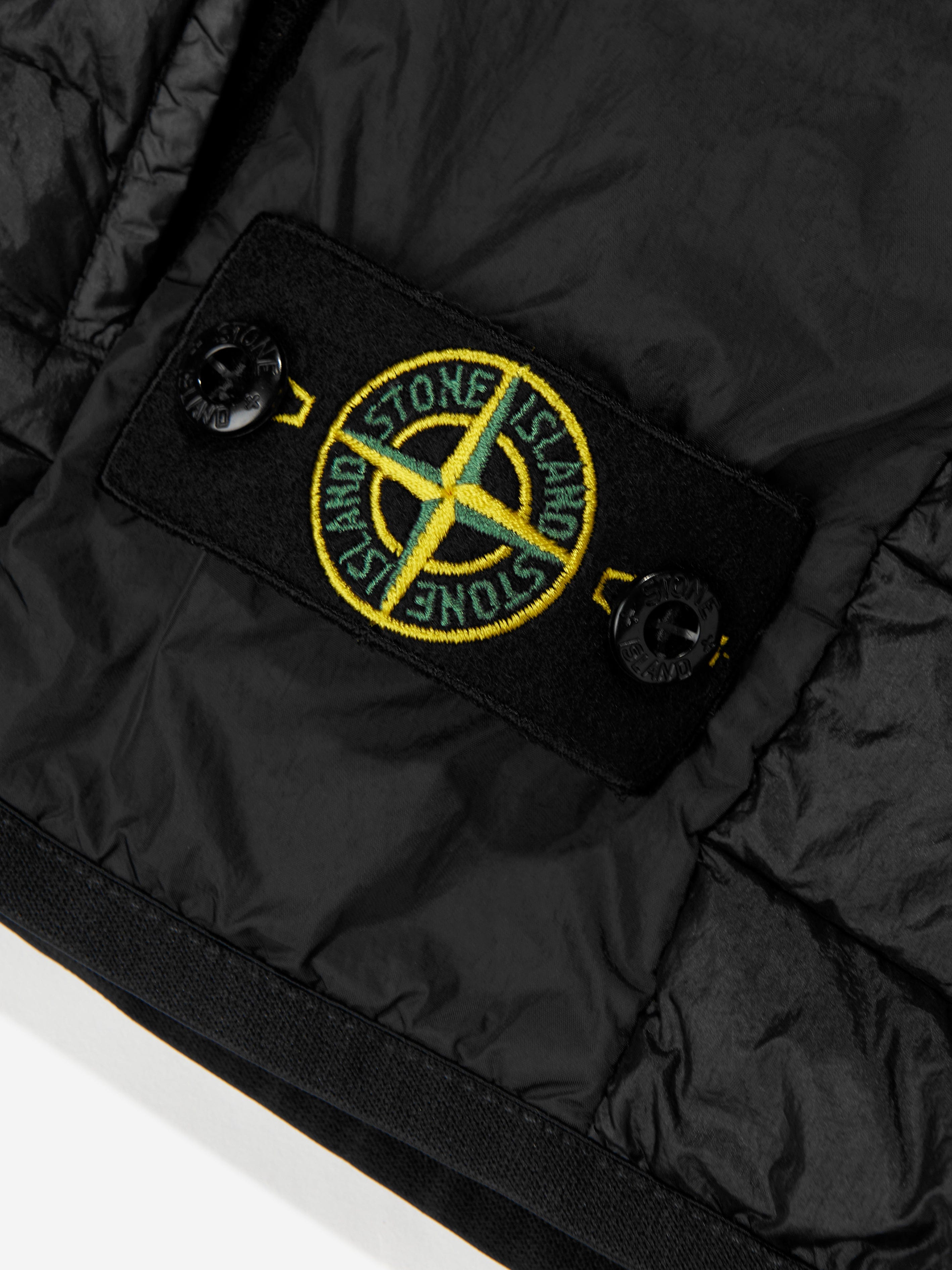Boys Logo Gilet in Black