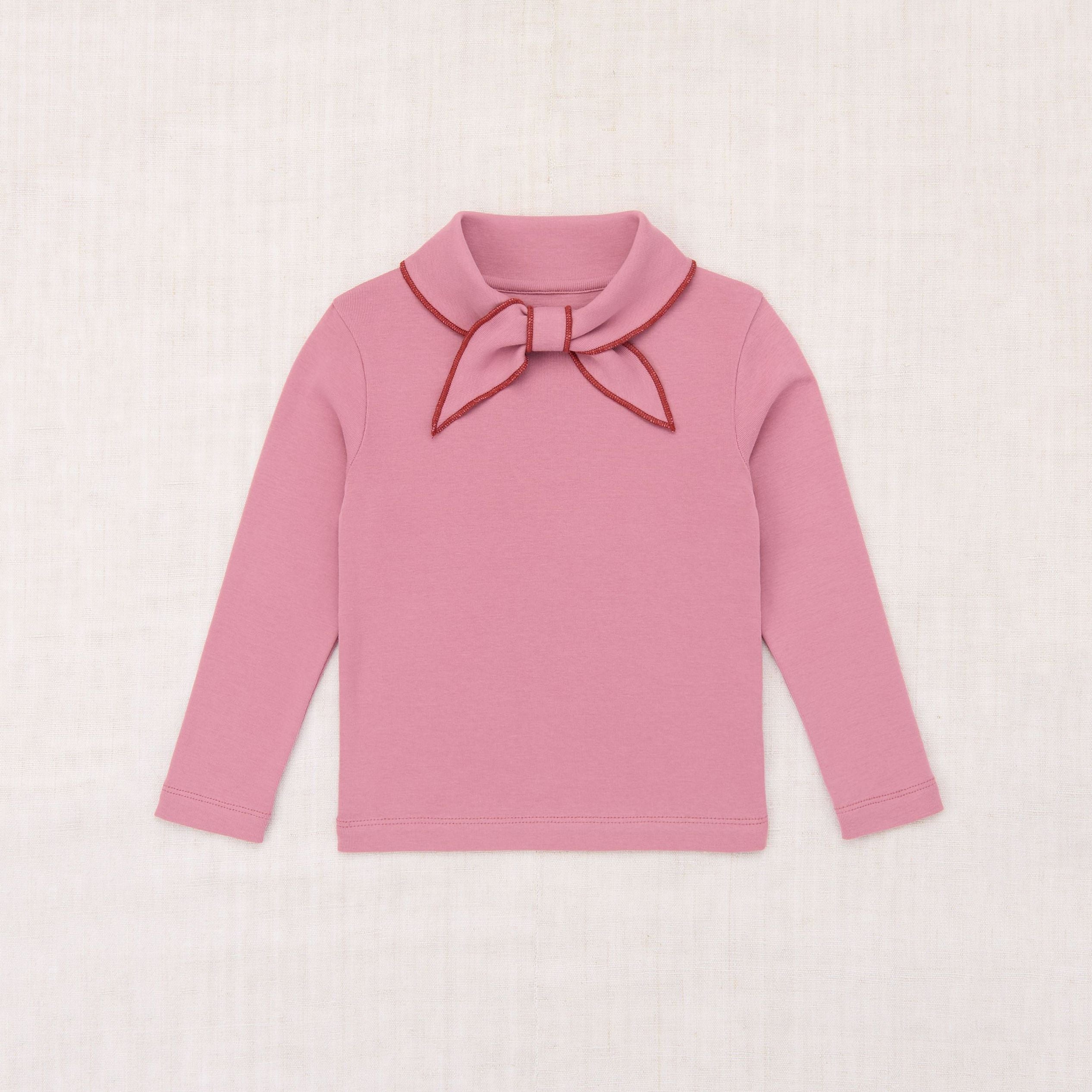 Boys & Girls Pink Bow Cotton T-Shirt