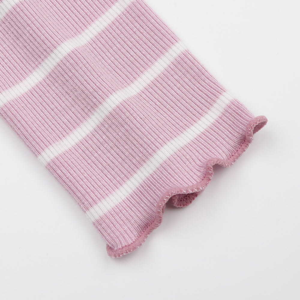 Girls Pink Stripes Shoulder Warmer