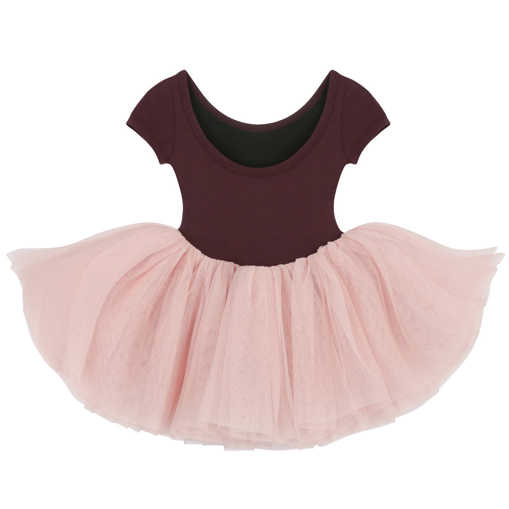 Girls Wine Red Ballet Onesies