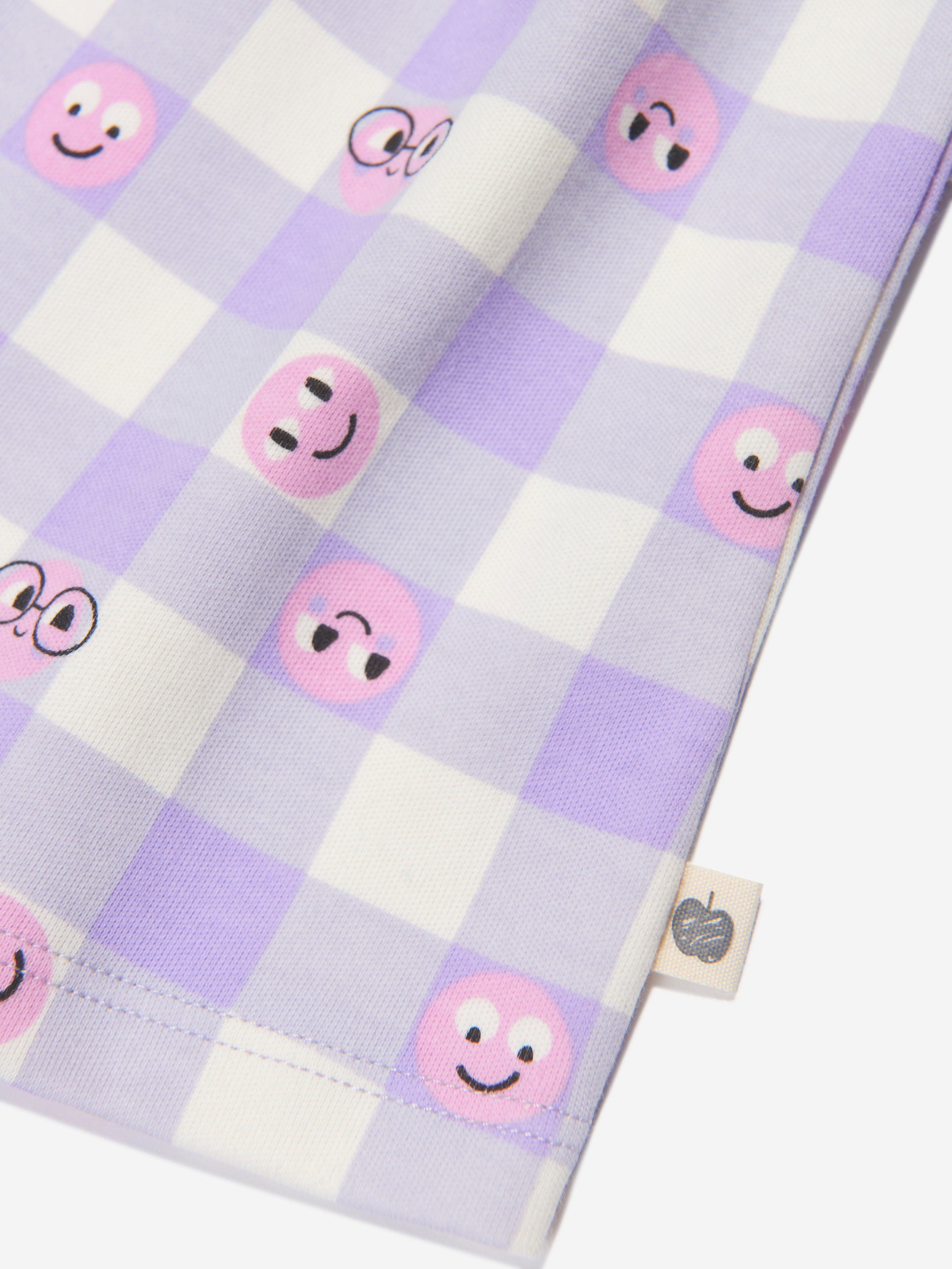 The Bonnie Mob Girls Tiddlywink Dress in Purple
