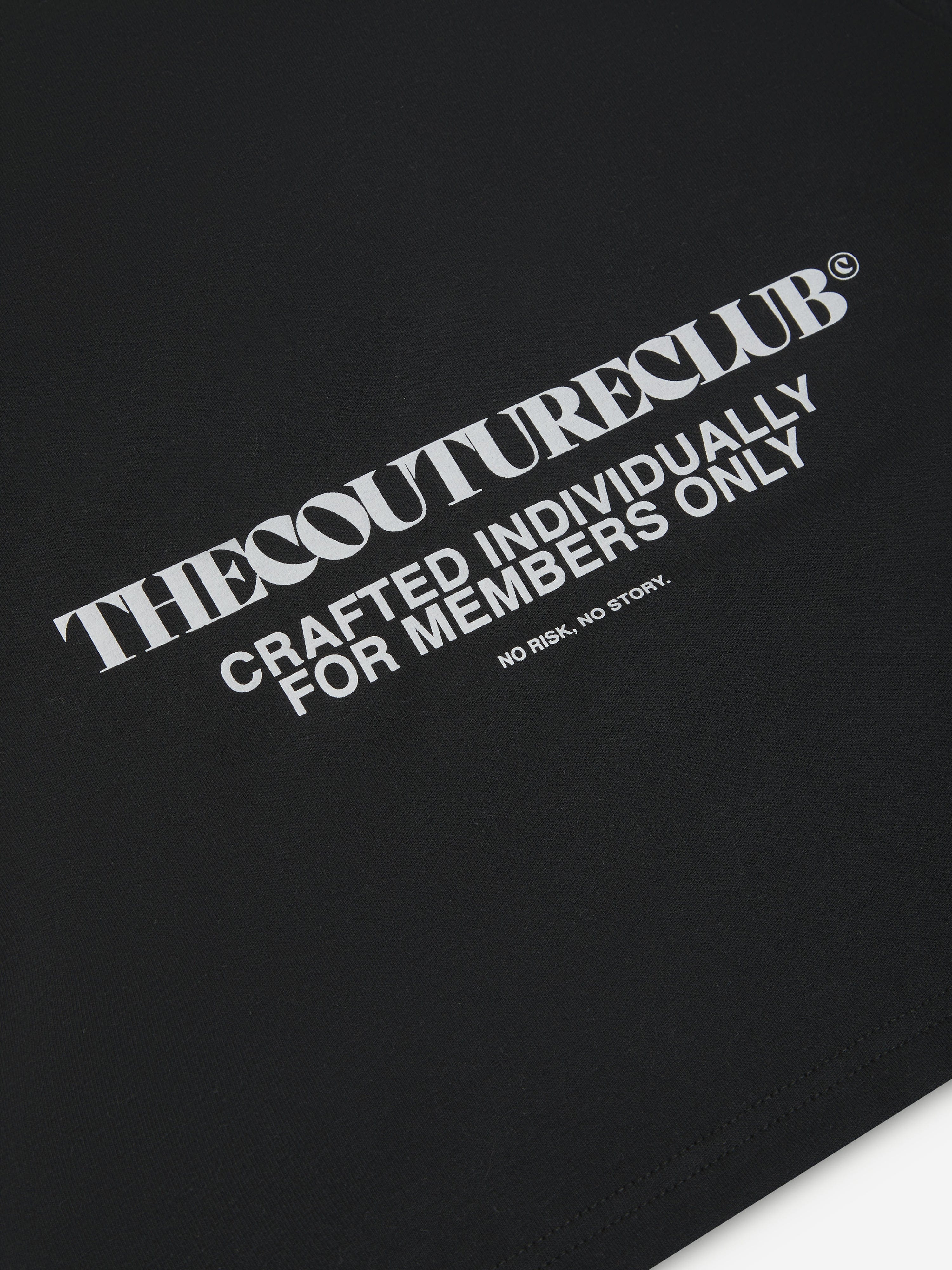 The Couture Club Kids Heavyweight Copyright T-Shirt in Black