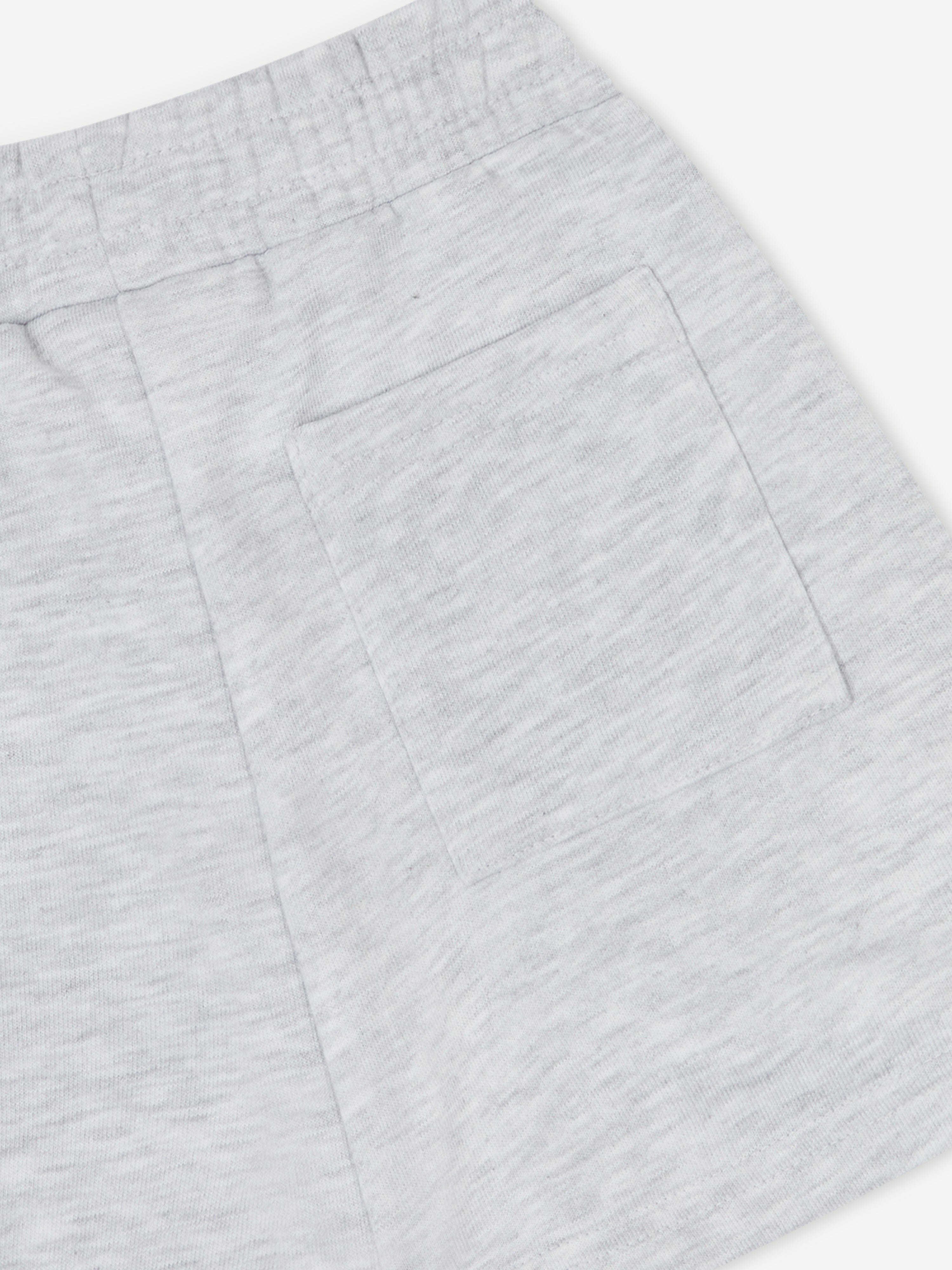 The Couture Club Kids Raw Seam Shorts in Grey