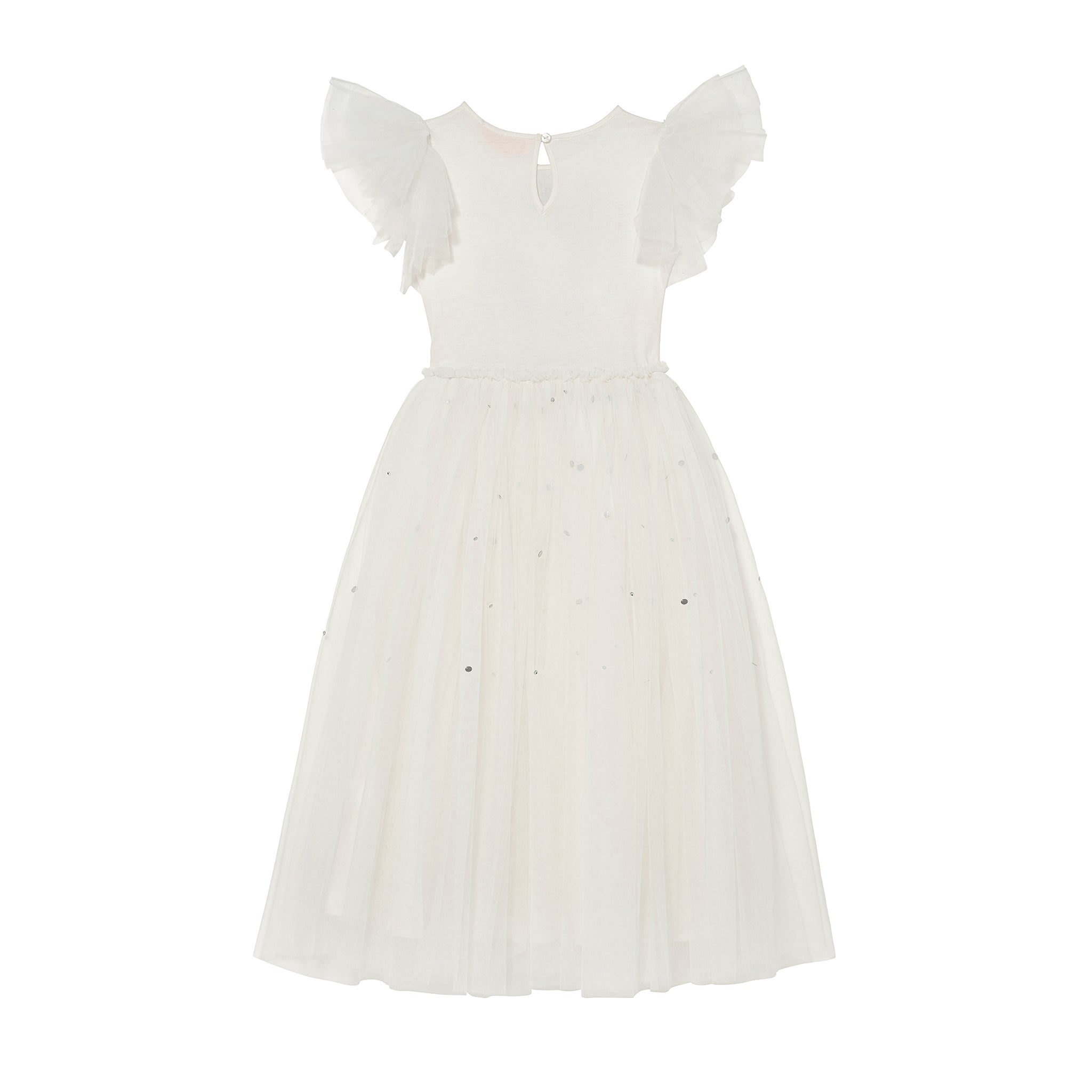 Girls White Garden Soiree Tutu Dress