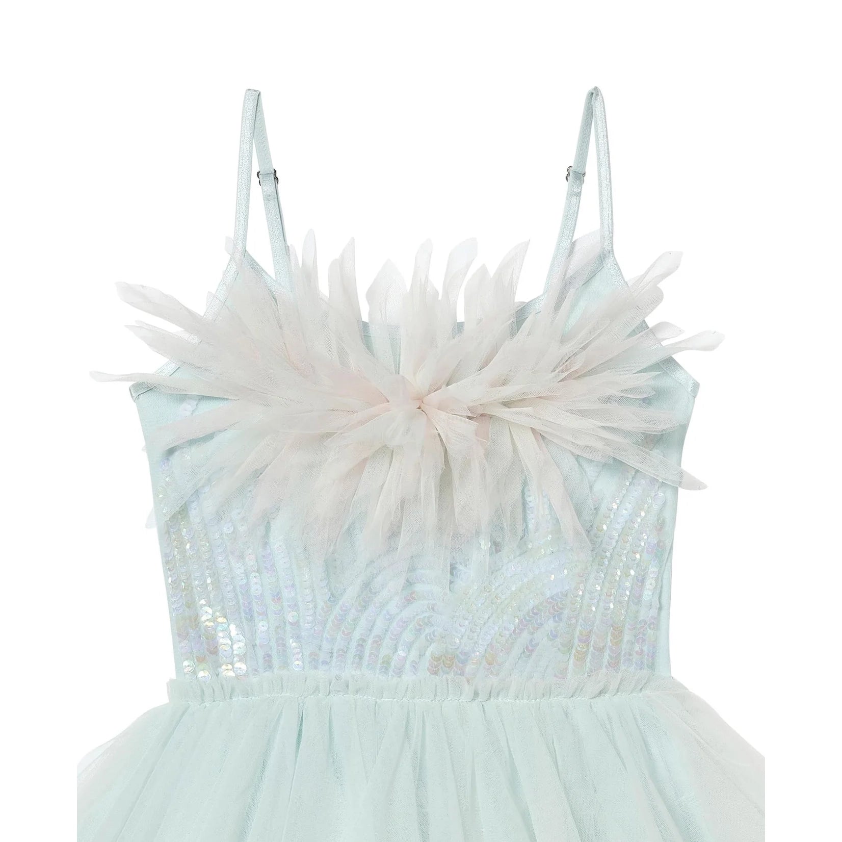Girls Diamond Blue Mix Tutu Dress