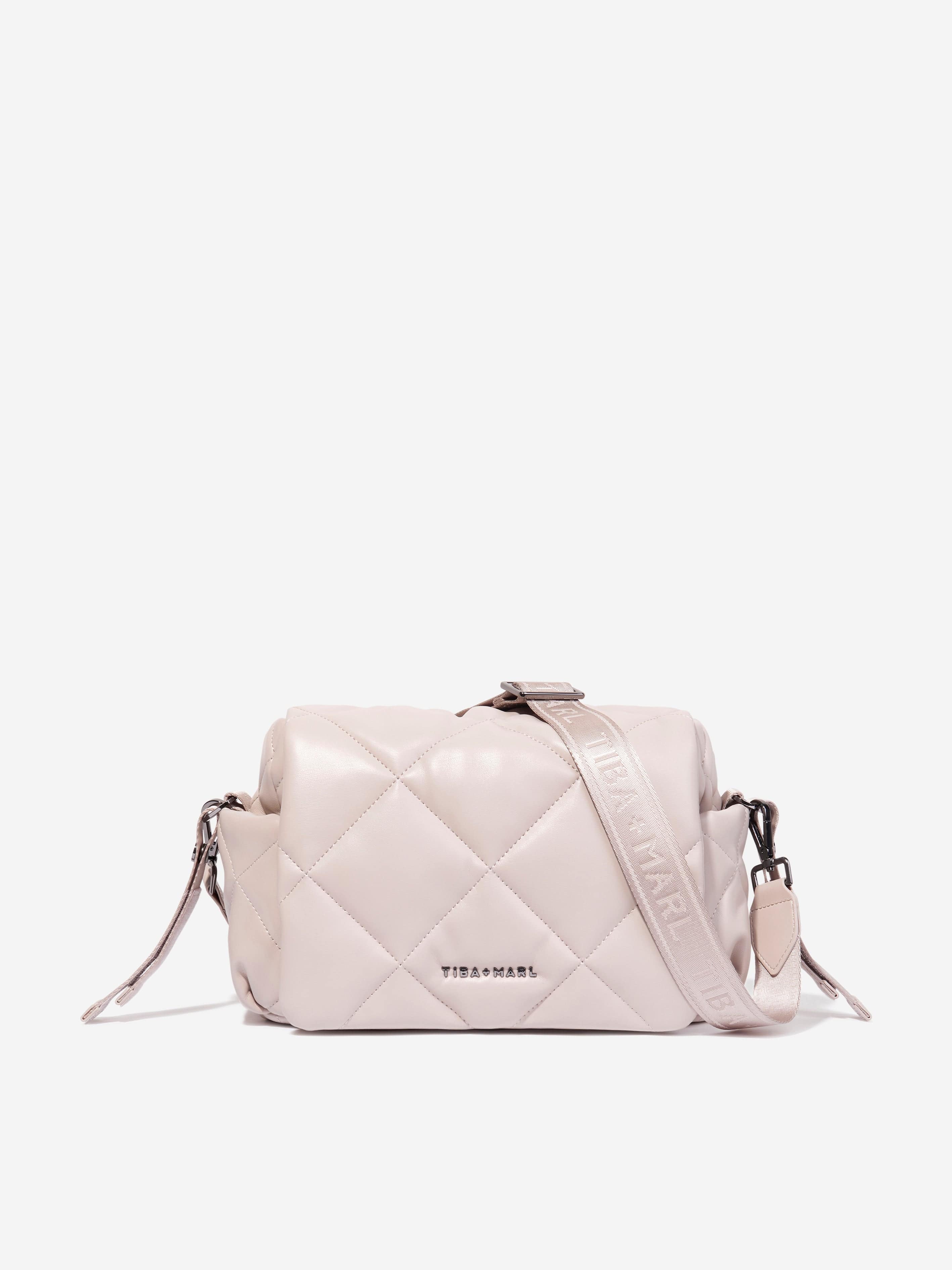 Tiba + Marl Baby Nova Compact Quilted Changing Bag in Ivory (33cm)