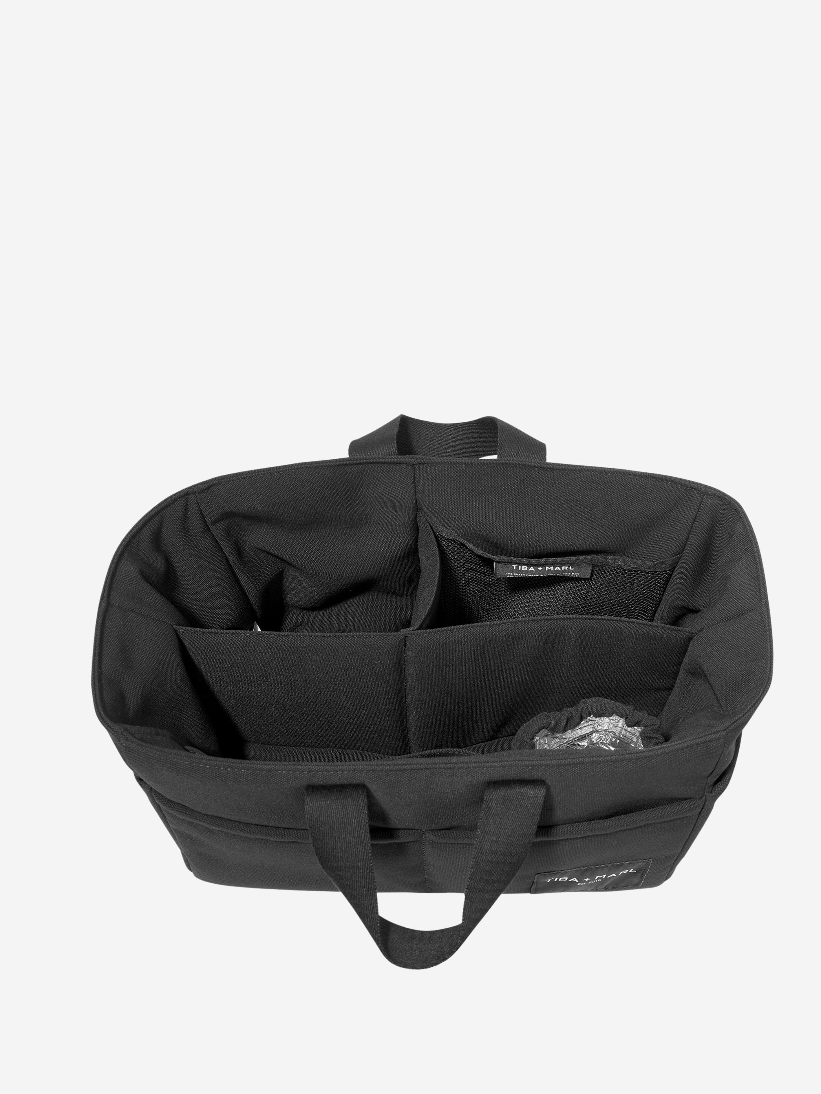 Tiba + Marl Baby The Canvas Organiser Caddy in Black (26cm)