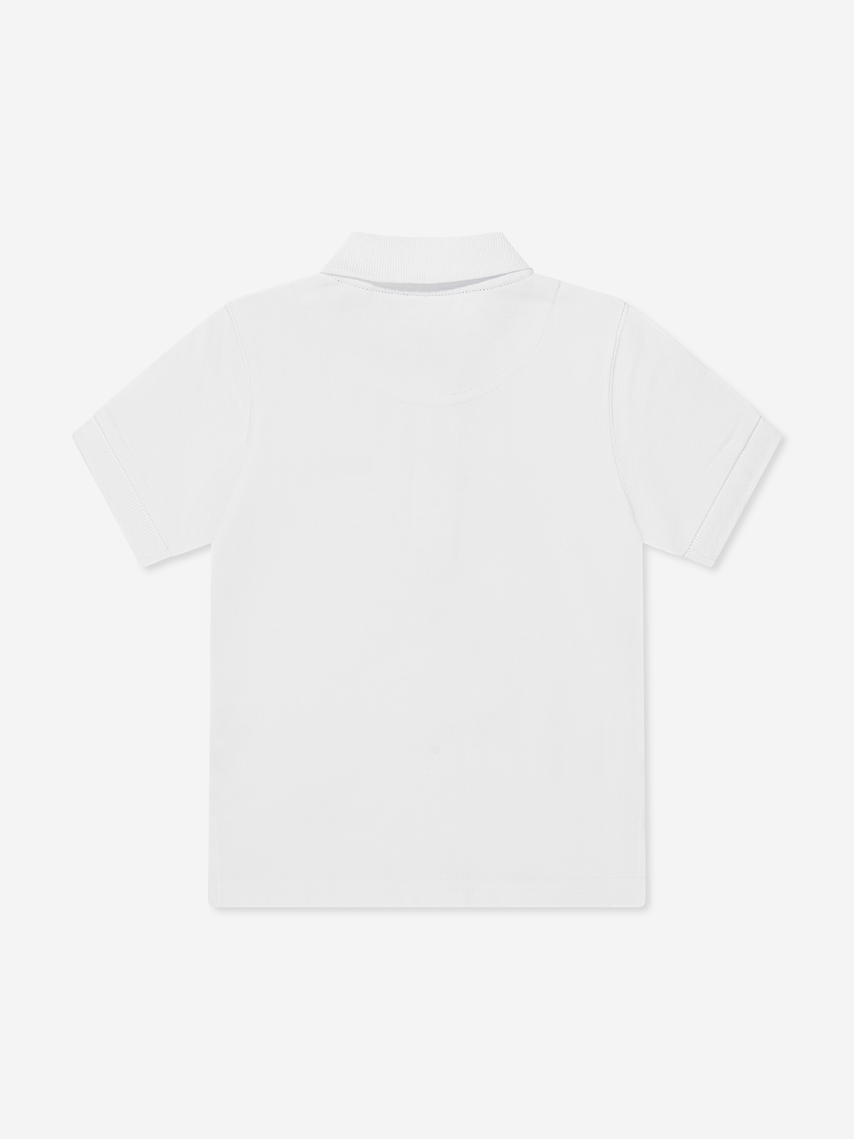 Timberland Boys Logo Polo Shirt in White