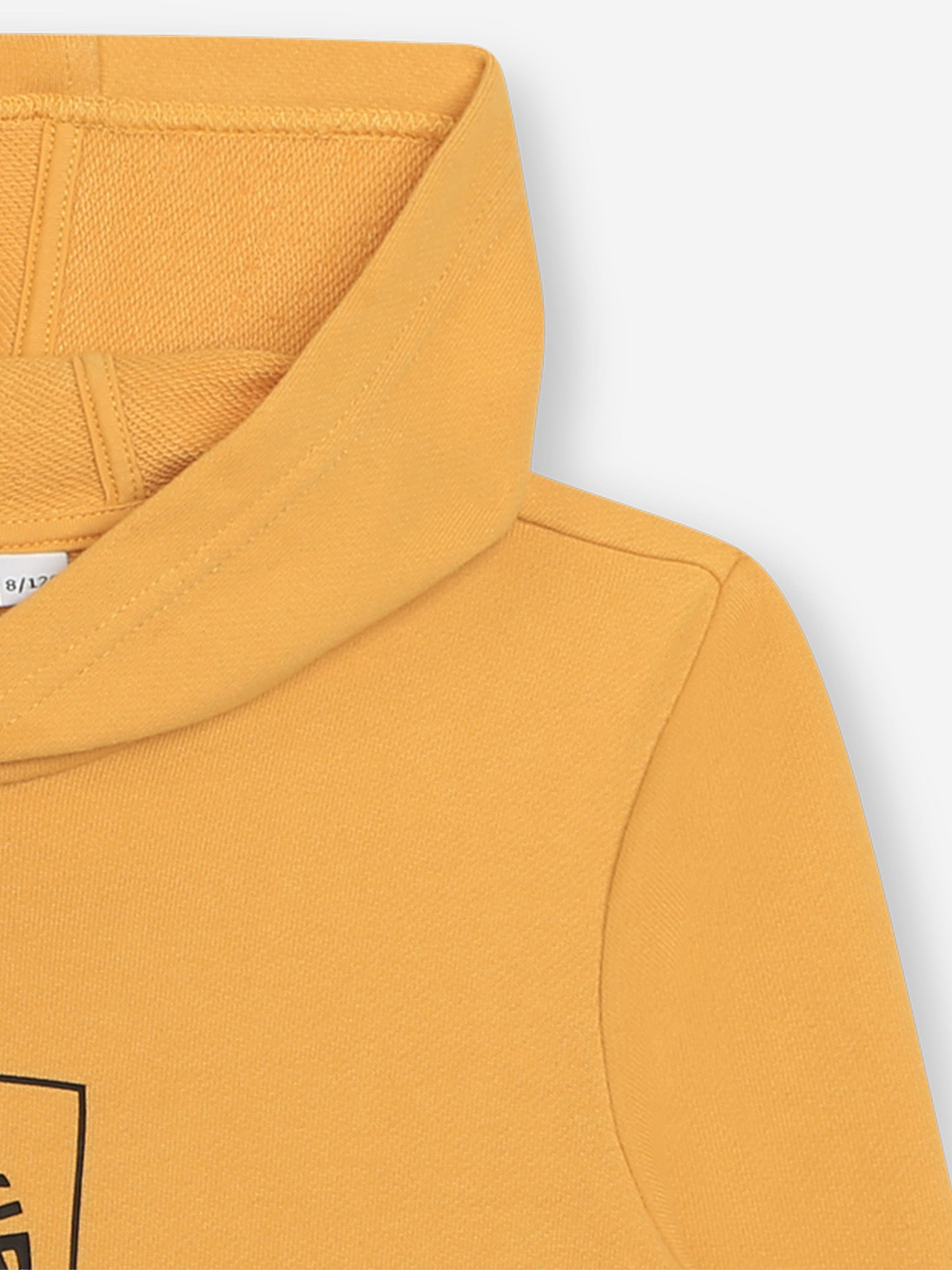 Timberland Boys Logo Hoodie in Yellow