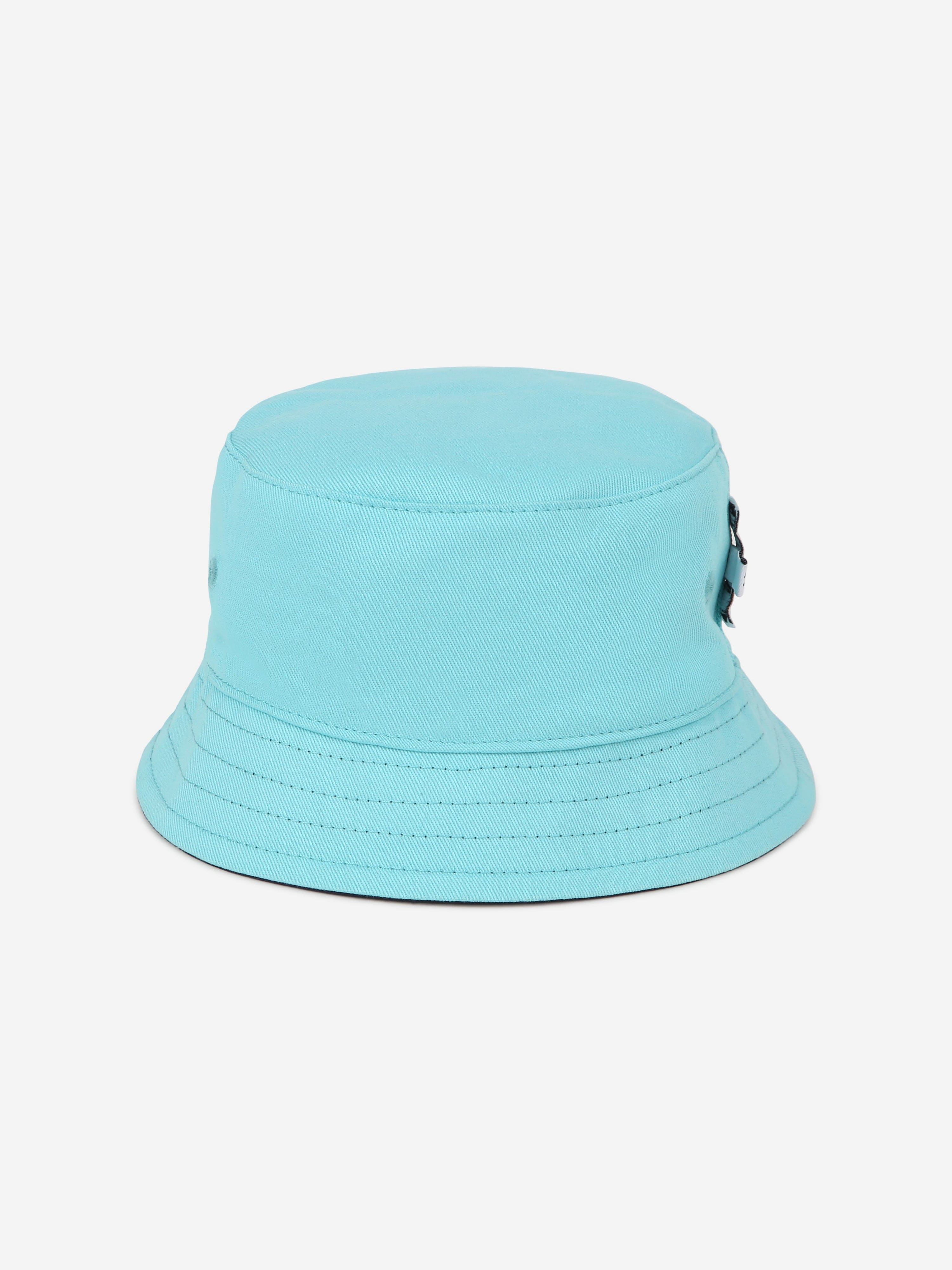 Timberland Baby Boys Reversible Bucket Hat in Navy