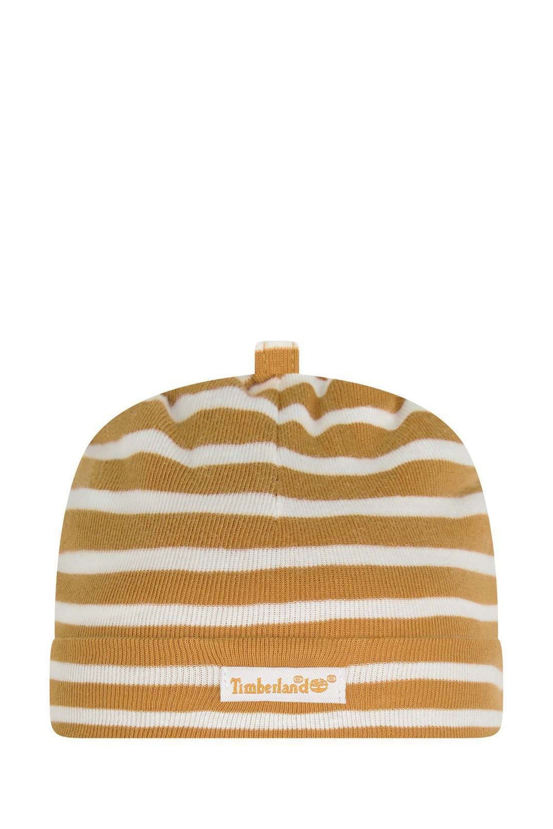 Timberland Baby Nubuck Crib Booties And Hat Set