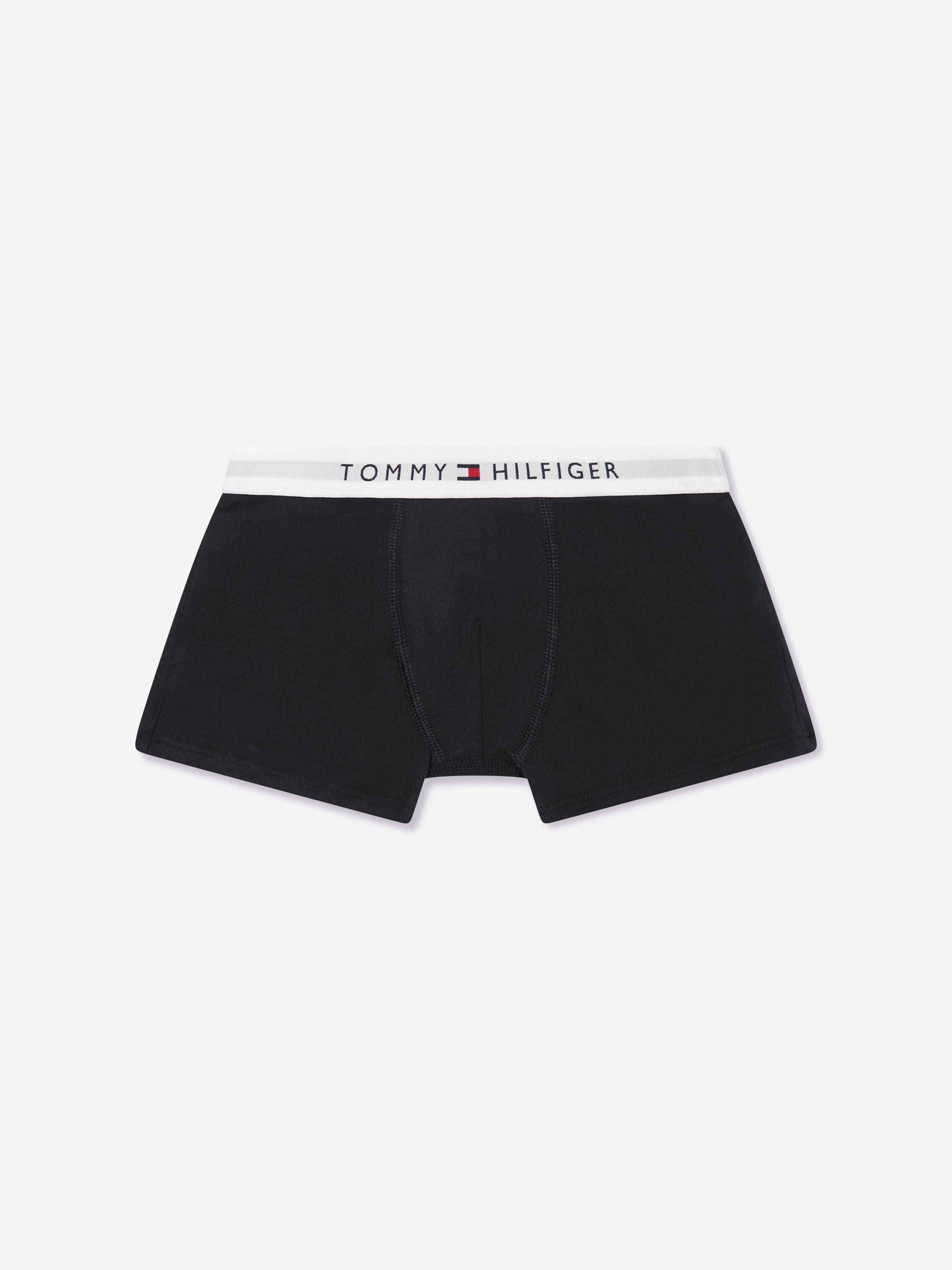 Tommy Hilfiger Boys 2 Pack Boxer Shorts Set in Black