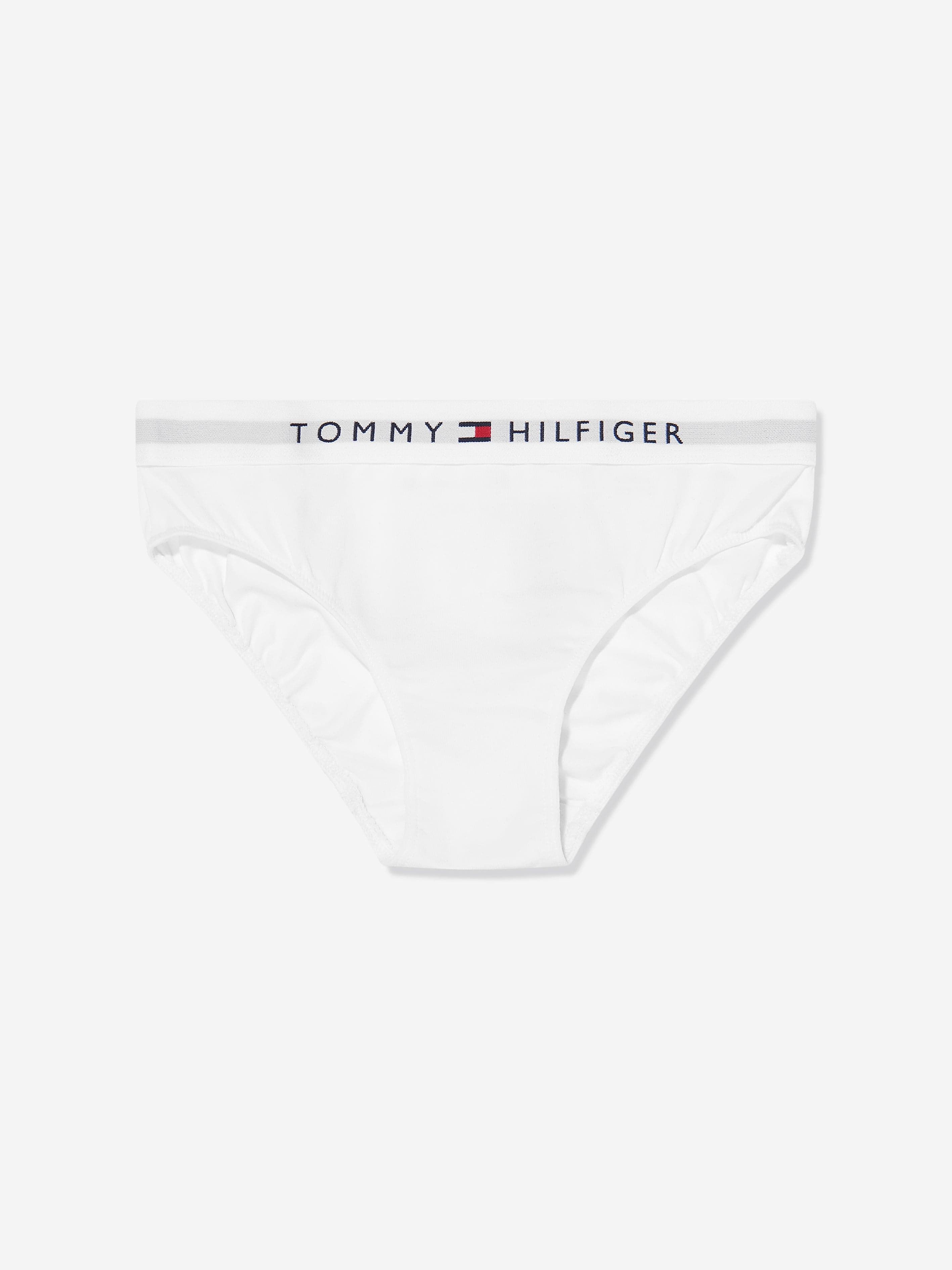 Tommy Hilfiger Girls 2 Pack Bikini Briefs Set in White